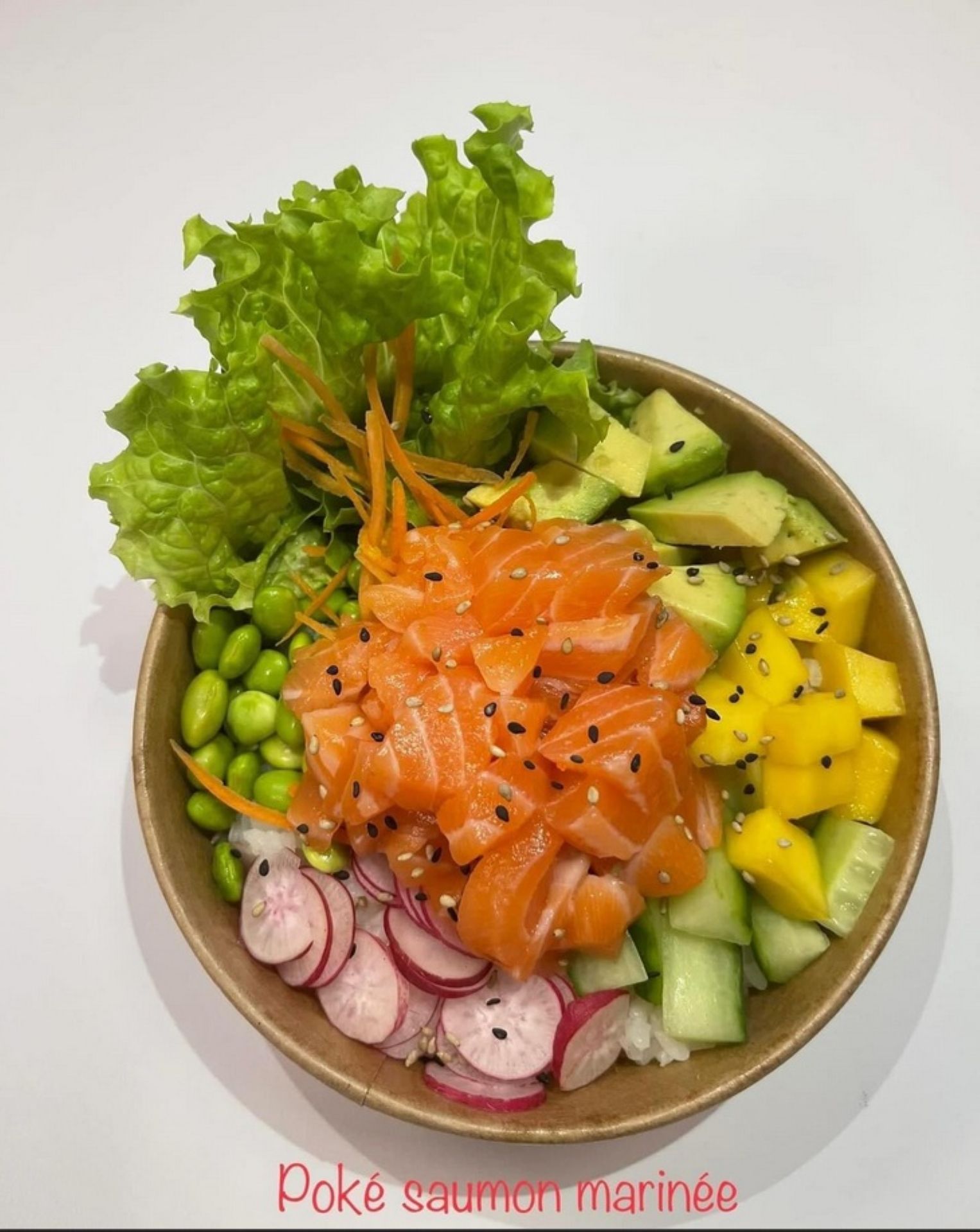 Poké saumon mariné - Zözö sushis