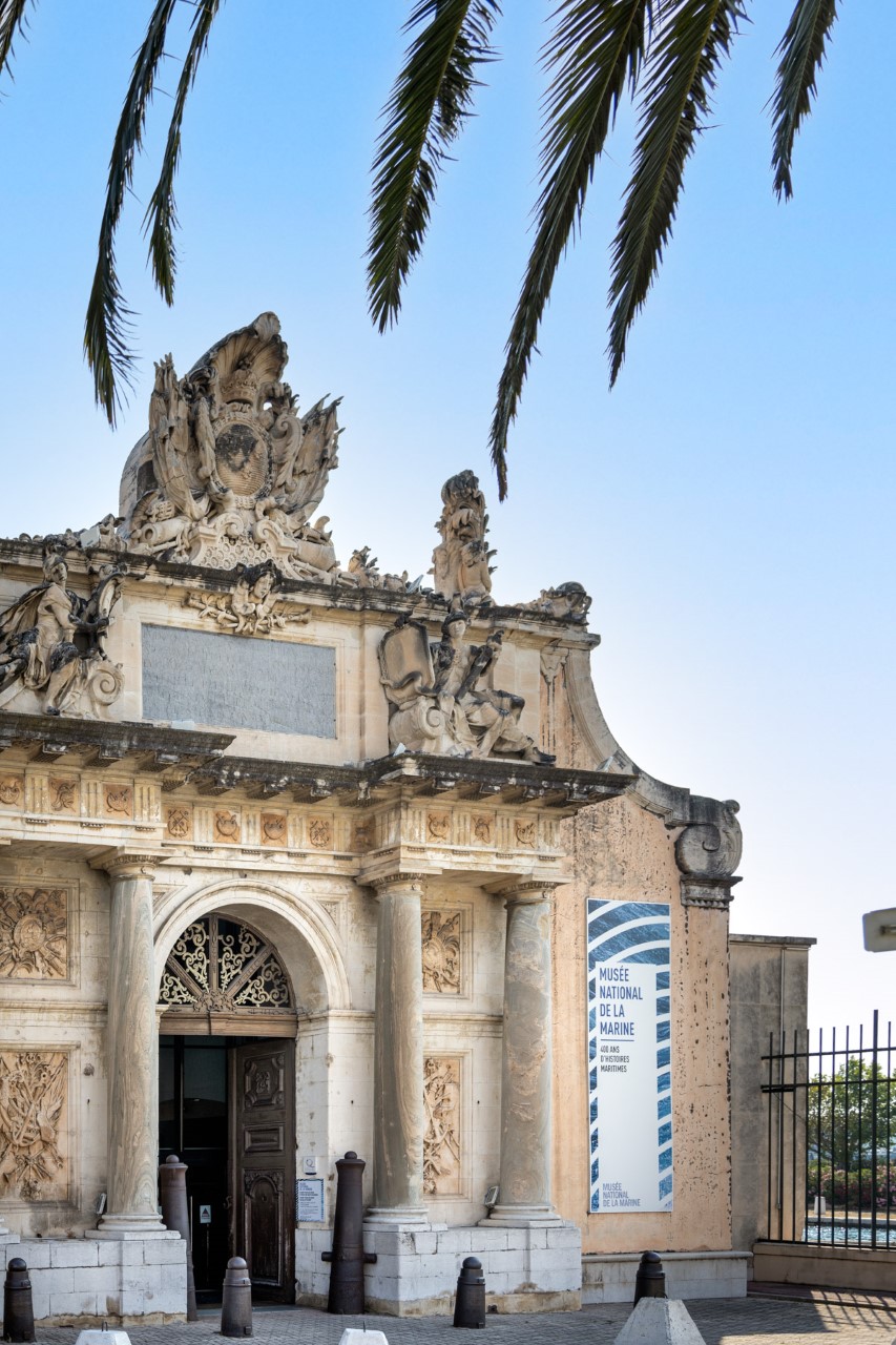 Porte du Musée national de la Marine de Toulon ©Musée national de la Marine - Romain OSI - DR / Musée national de la Marine - Romain OSI