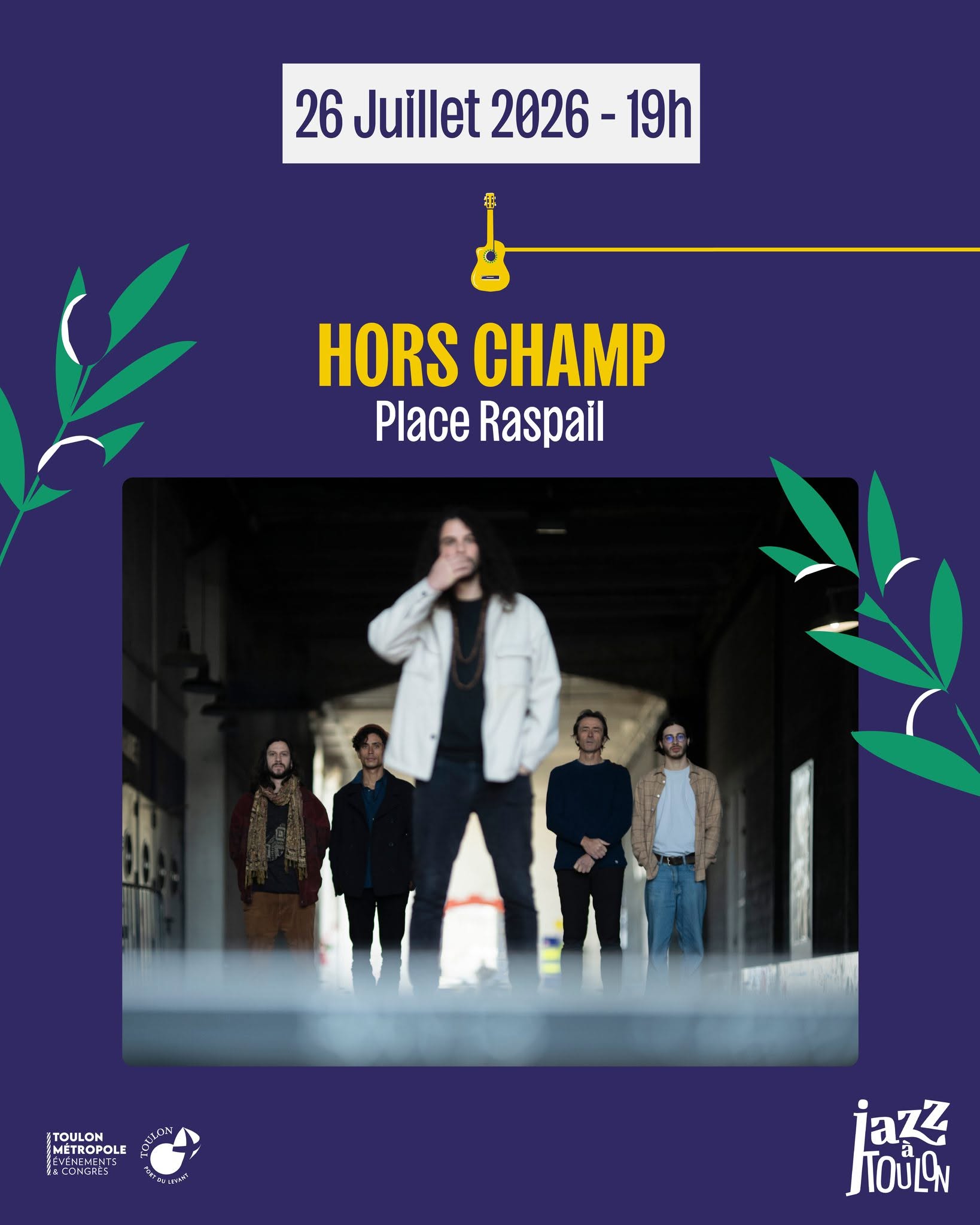 Concert - Hors Champ - Le "Off" Jazz à Toulon 2026_Toulon - DR / Toulon Métropole Évènements et Congrès