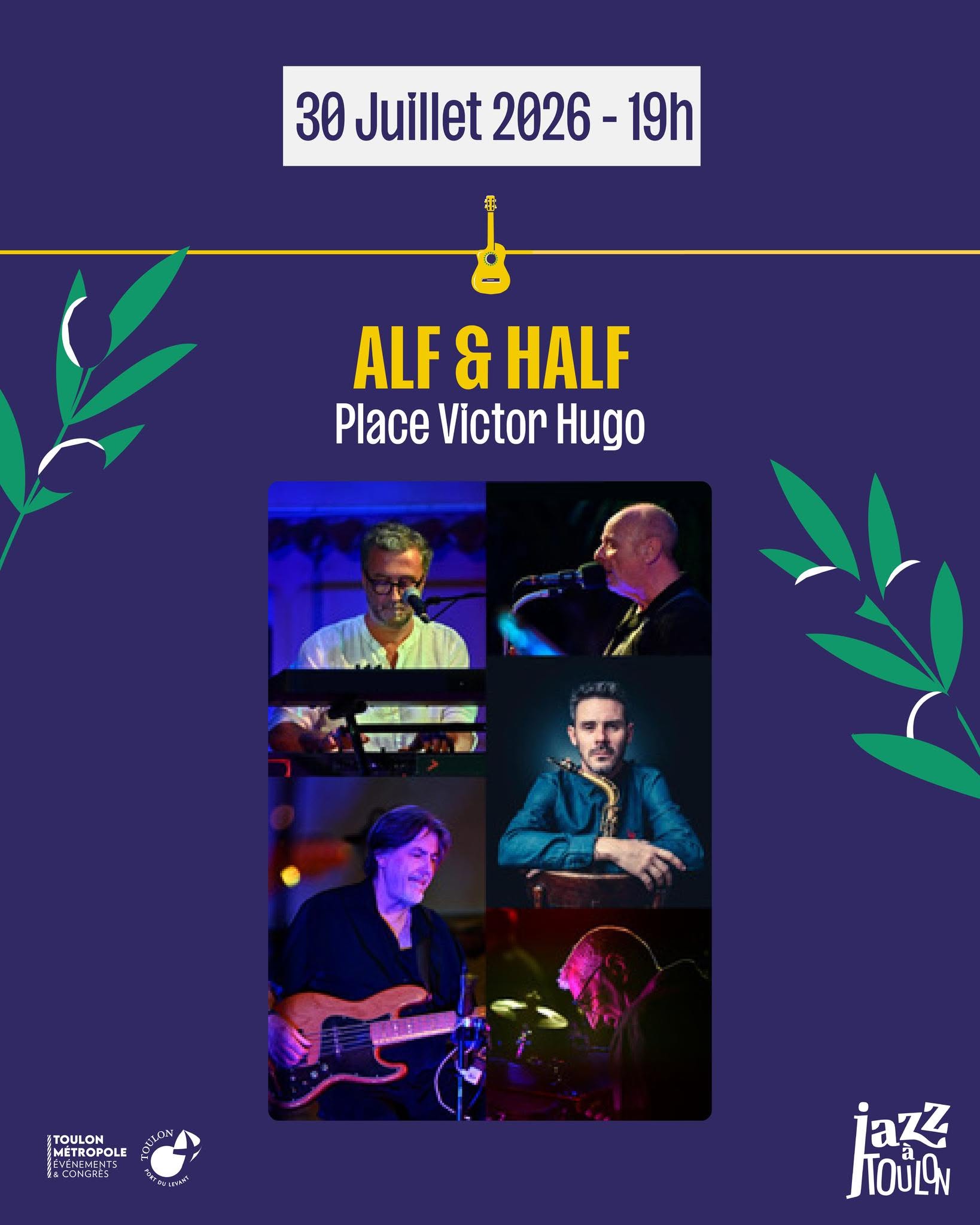 Concert -ALF & half - Le "Off" Jazz à Toulon 2026_Toulon - DR / Toulon Métropole Évènements et Congrès