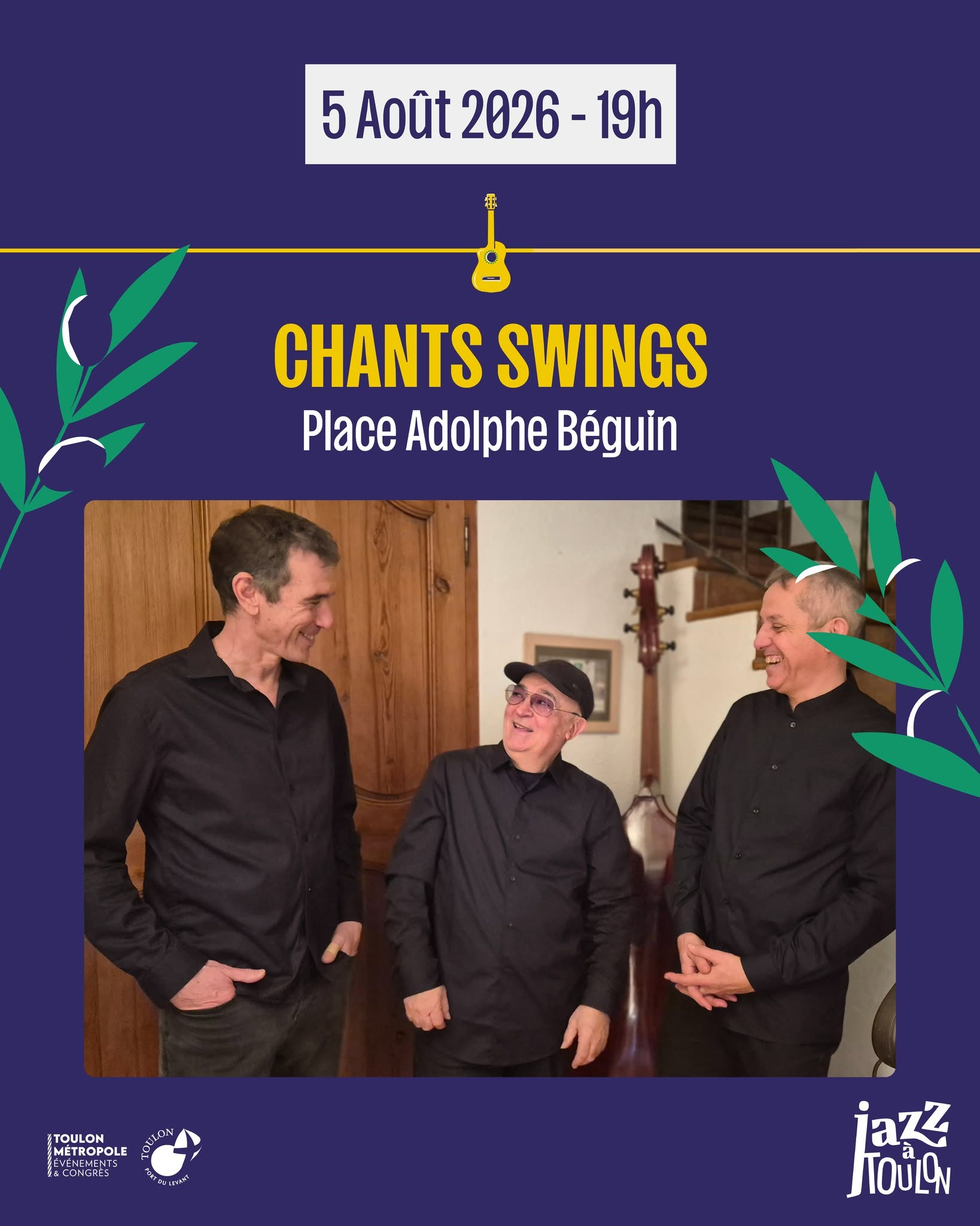 Concert - Chants Swings - Le "Off" Jazz à Toulon 2026_Toulon - DR / Toulon Métropole Évènements et Congrès