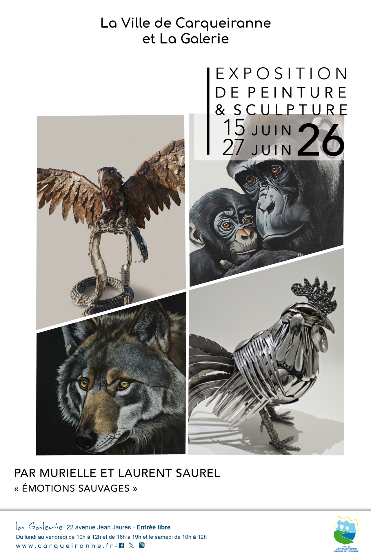 Exposition de Murielle et Laurent Saurel_Carqueiranne - DR - Mairie de Carqueiranne
