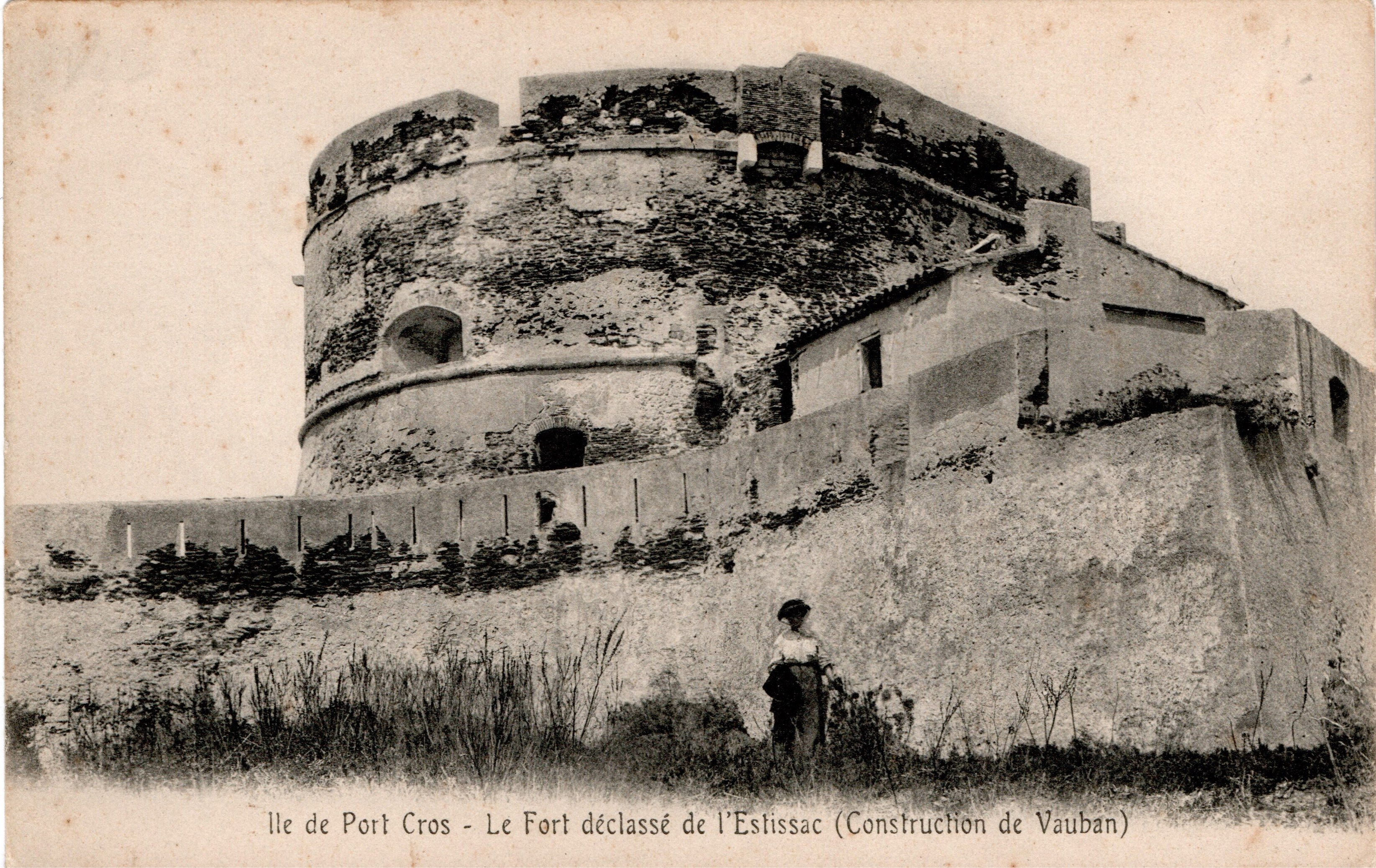 Image d'archive du Fort de l'Estissac - Parc national de Port-Cros