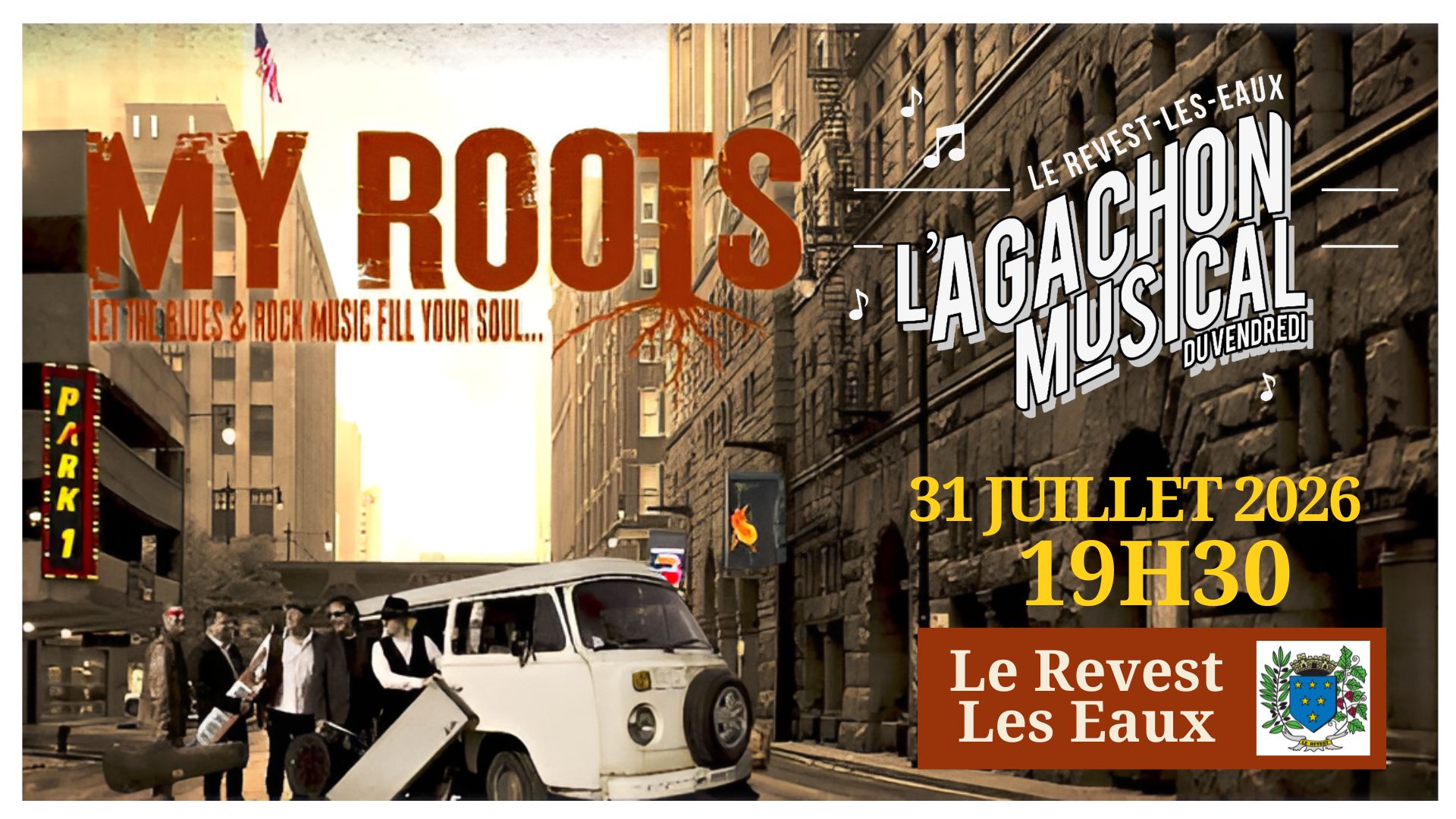Concert - My Roots - L'Agachon musical du vendredi_Le Revest-les-Eaux - DR / Ville du Revest les Eaux