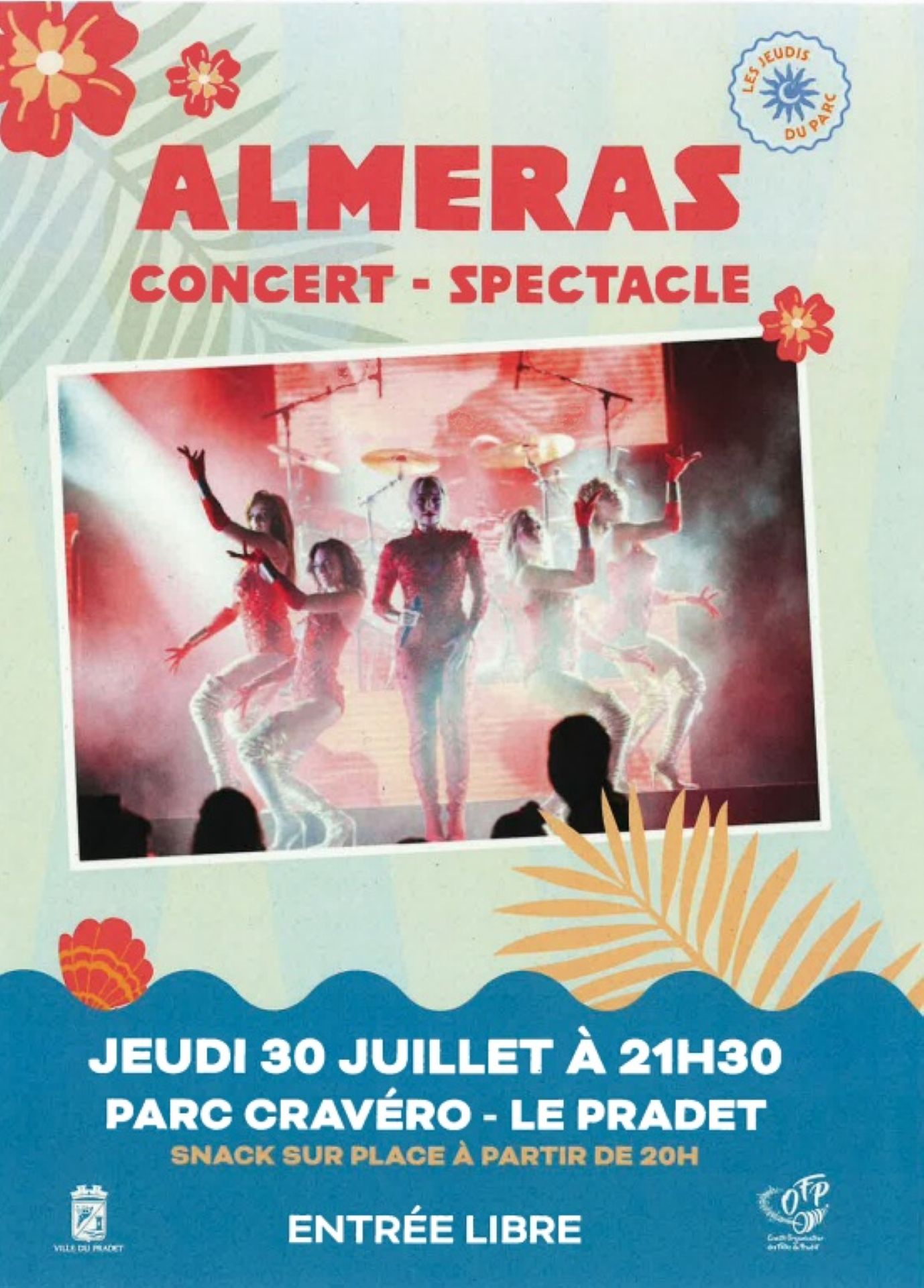 Les jeudis du parc : concert Almeras_Le Pradet - Mairie du Pradet