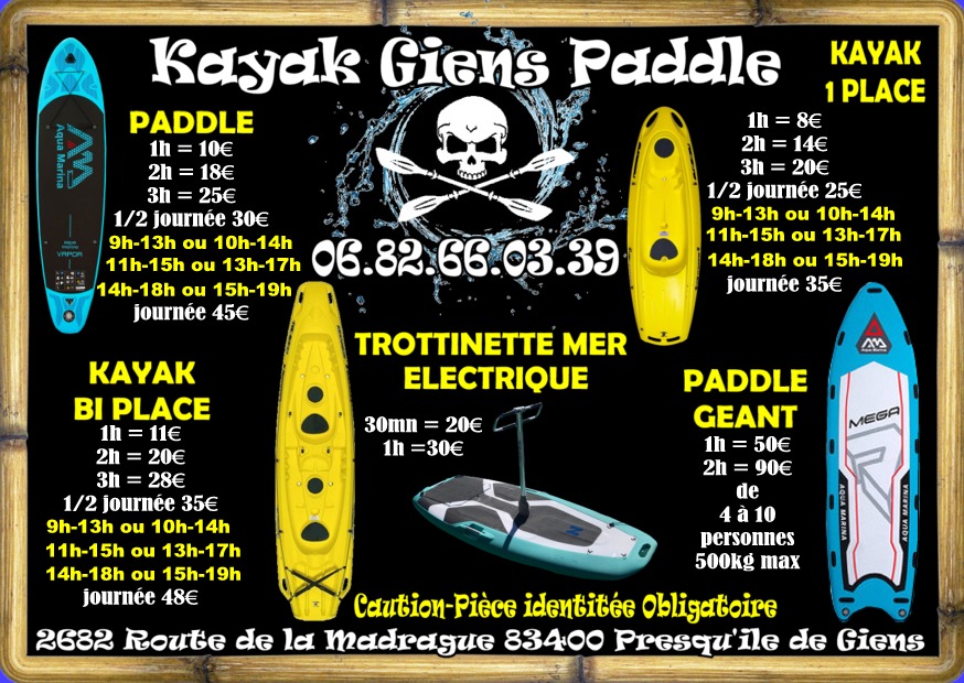 Kayak presqu'île de Giens - Kayak presqu'île de Giens