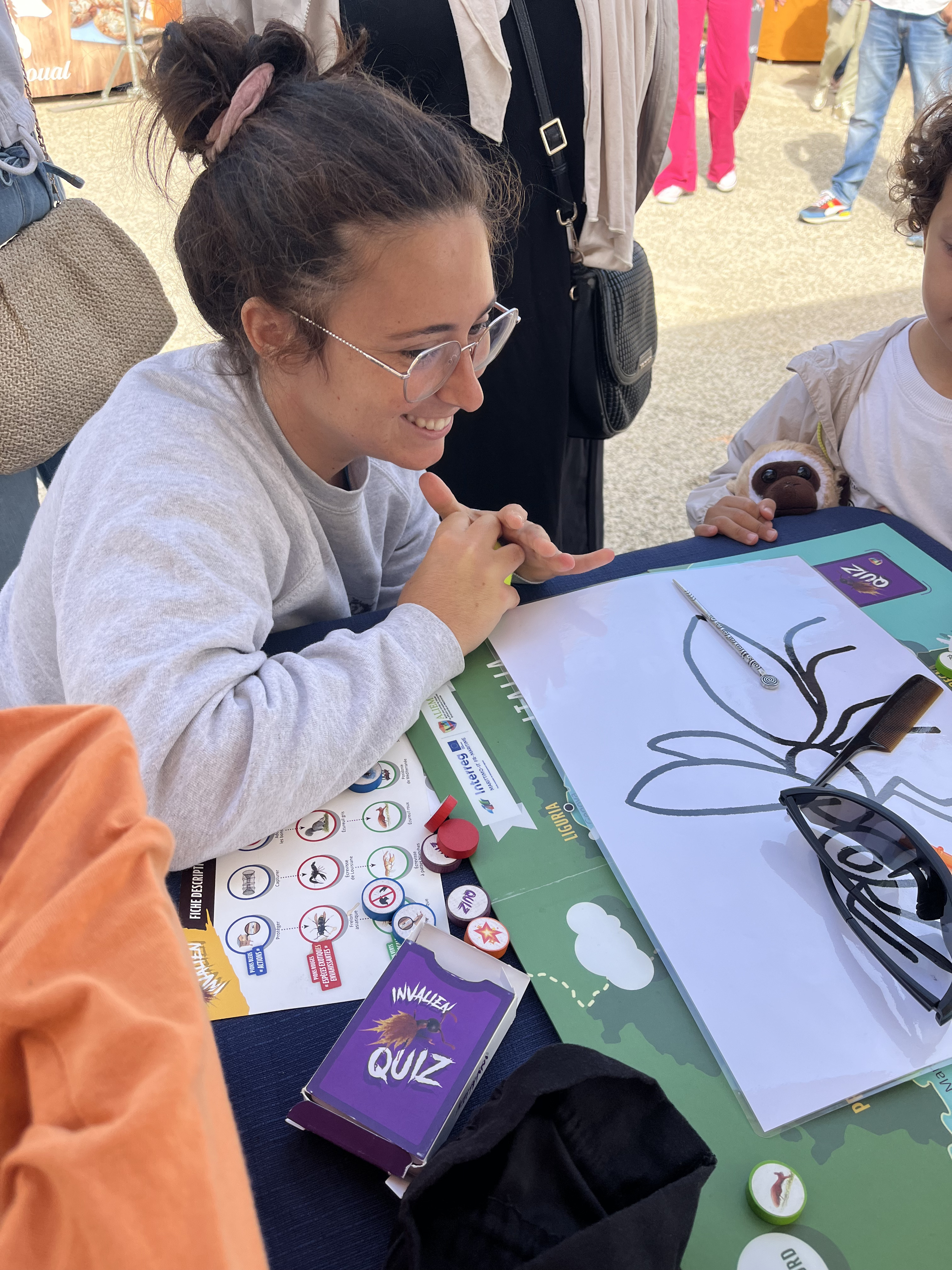 Animations Écoguides stand à la Mer Autrement_Hyères - Émilia Carrère