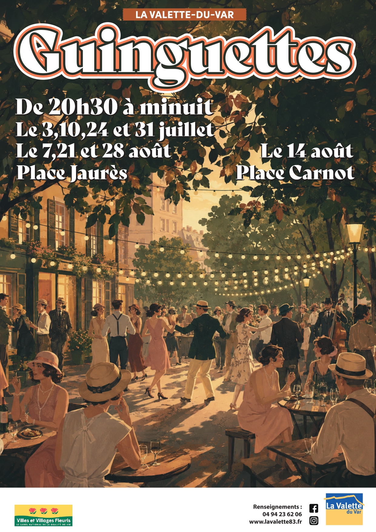 Affiche guinguettes 2026 -A4_page-0001 - DR / Ville de La Valette