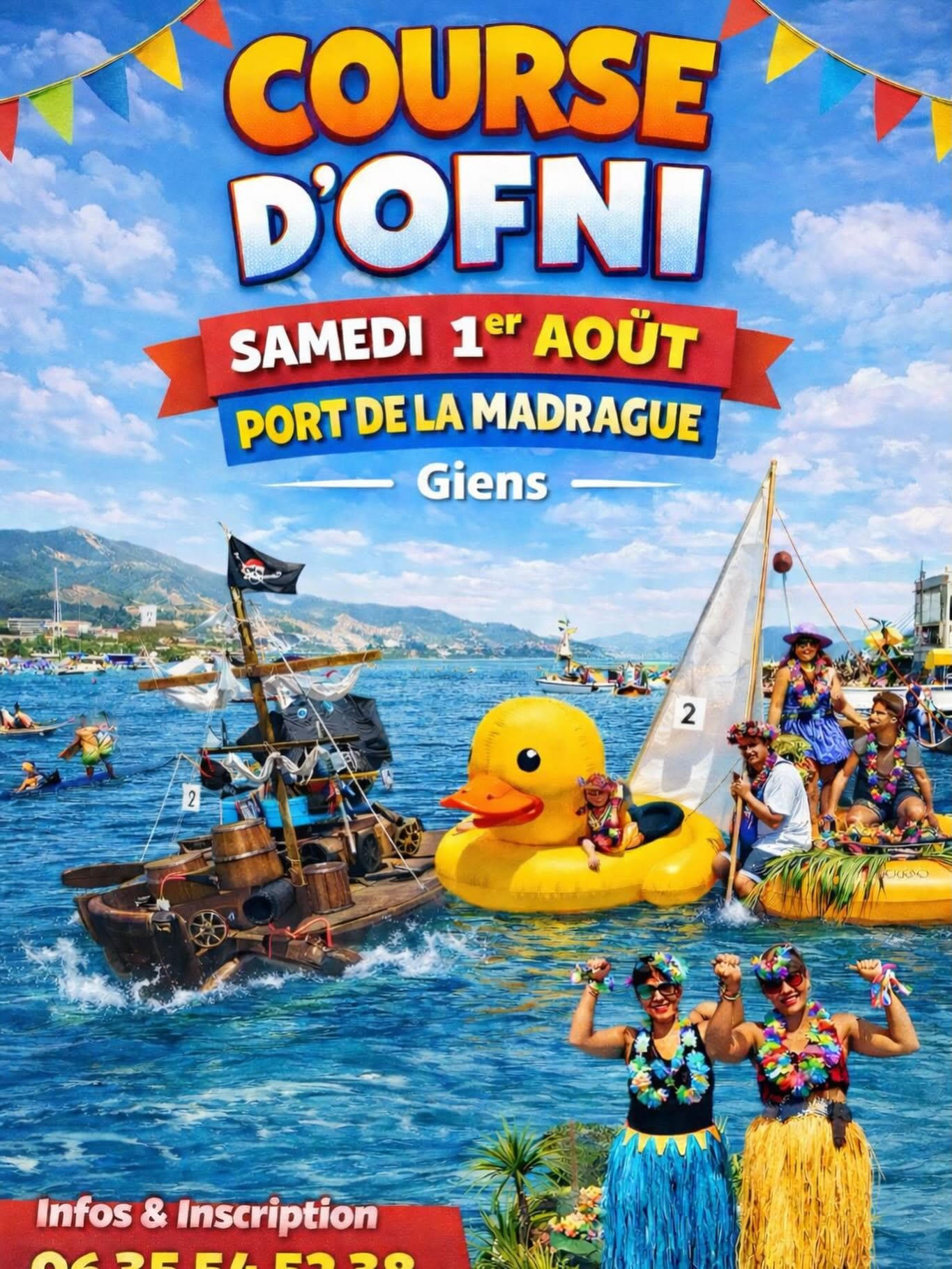 Course d'objets flottants non identifiés - Course d'ofni au port de la Madrague à Giens