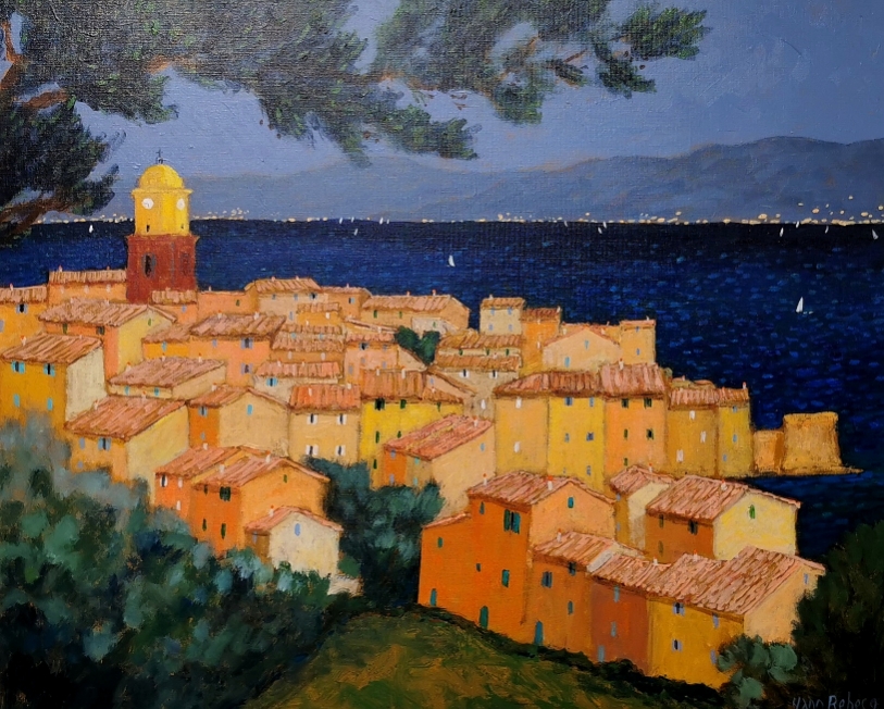 Saint Tropez vu de la citadelle - Galerie Inna Khimich