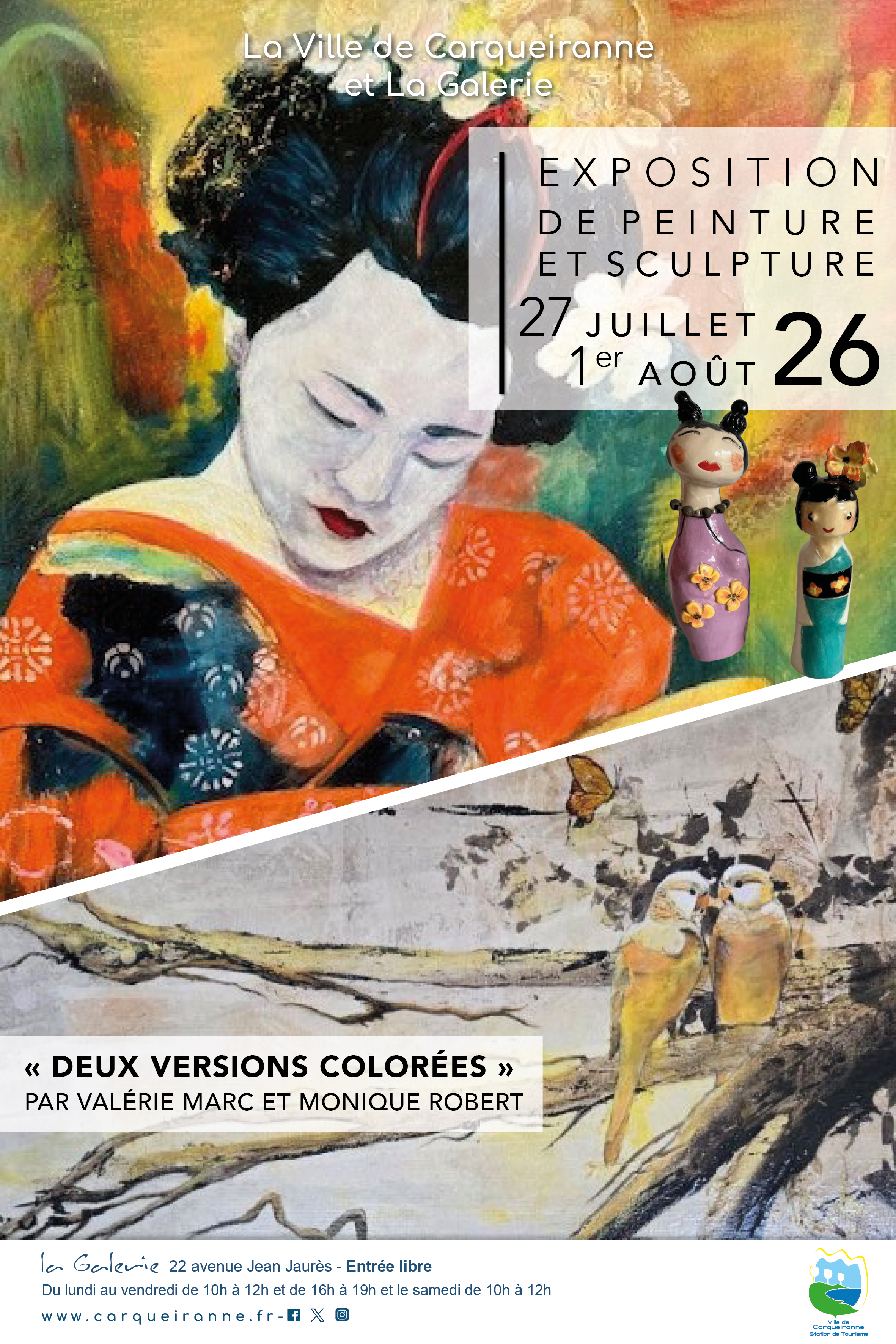 Exposition de Valérie Marc et Monique Robert_Carqueiranne - DR - Mairie de Carqueiranne