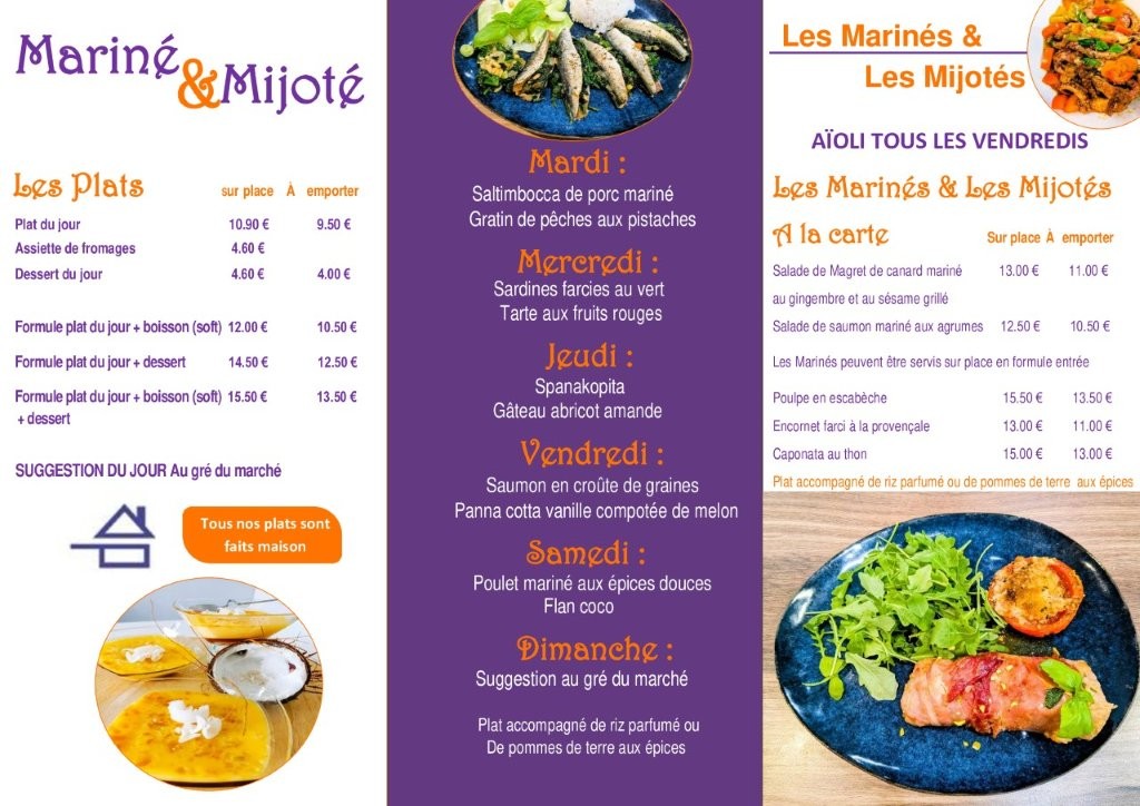 Flyer 1 - Mariné & mijoté