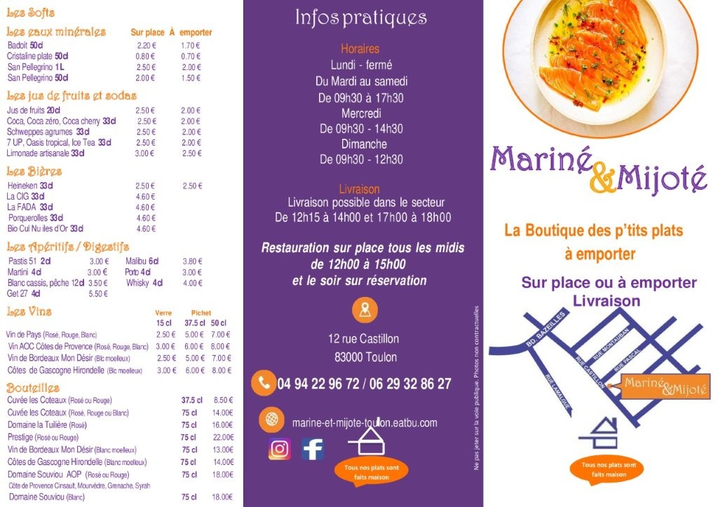 Flyer 2 - Mariné & mijoté