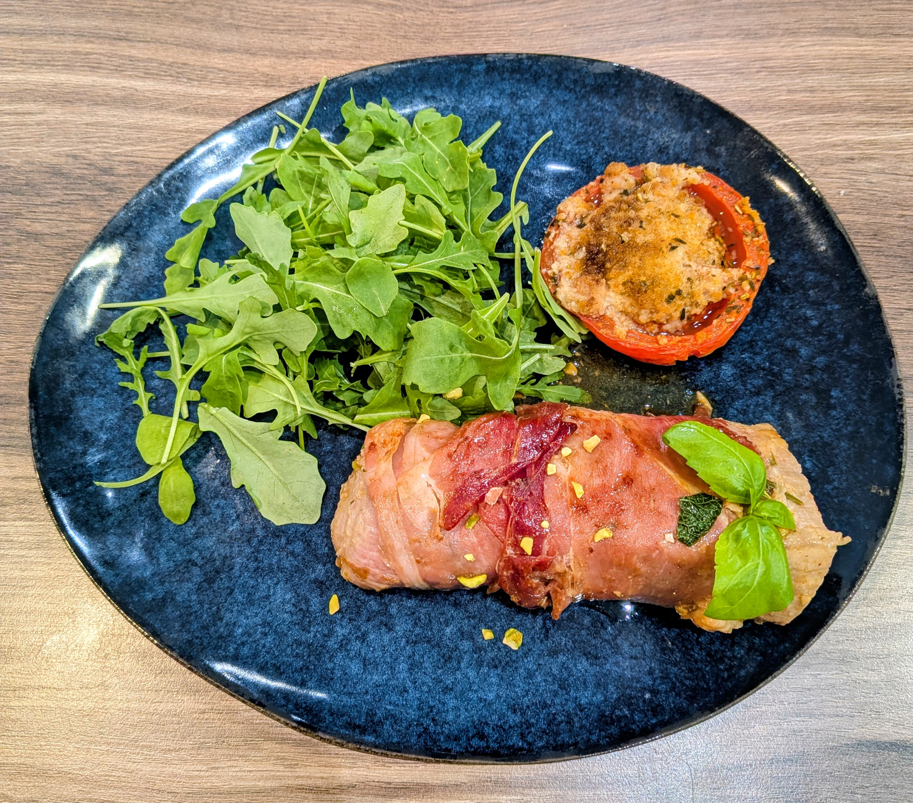 Saltimbocca de porc mariné - Mariné & mijoté