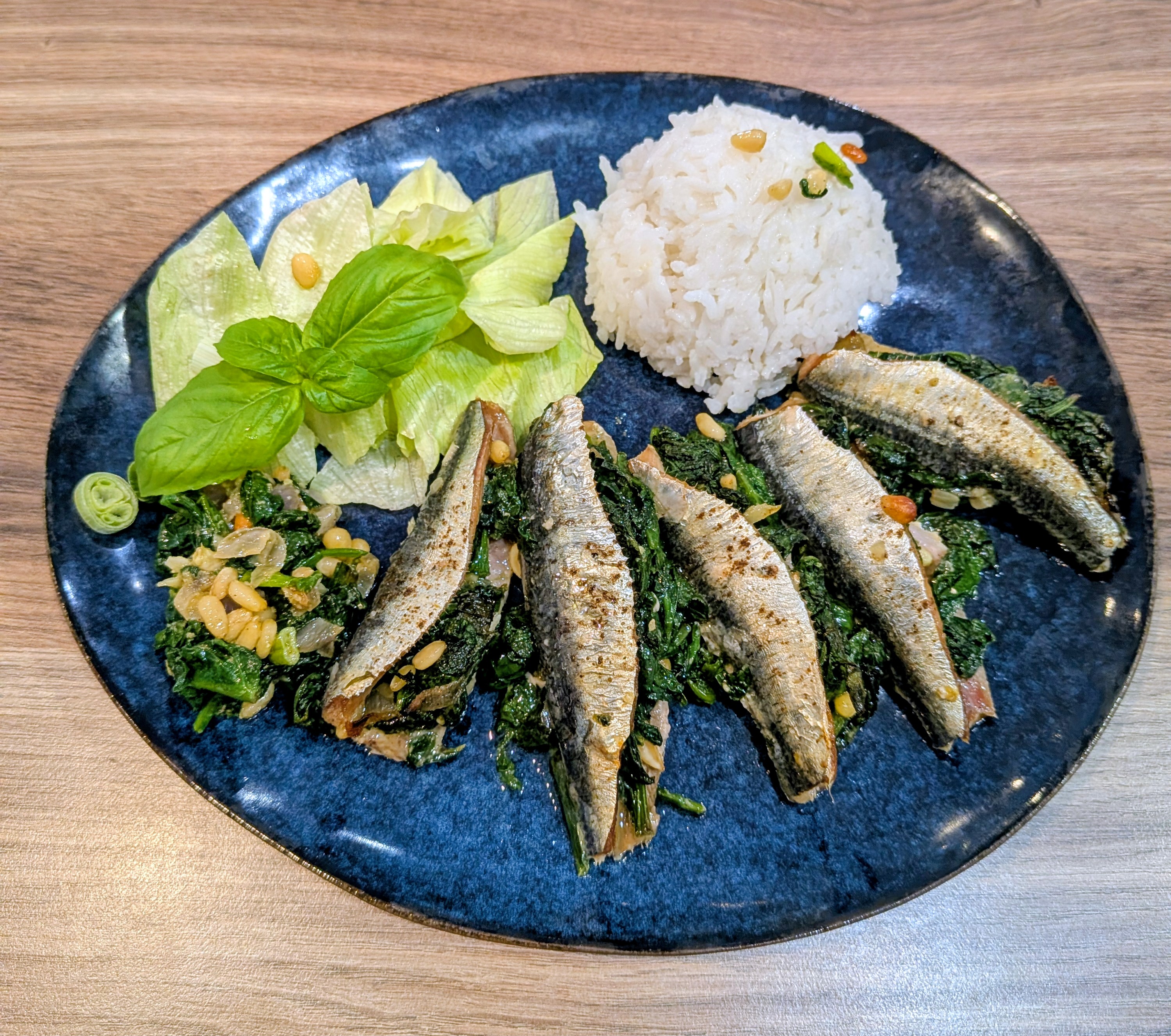 Sardines farcies au vert - Mariné & mijoté