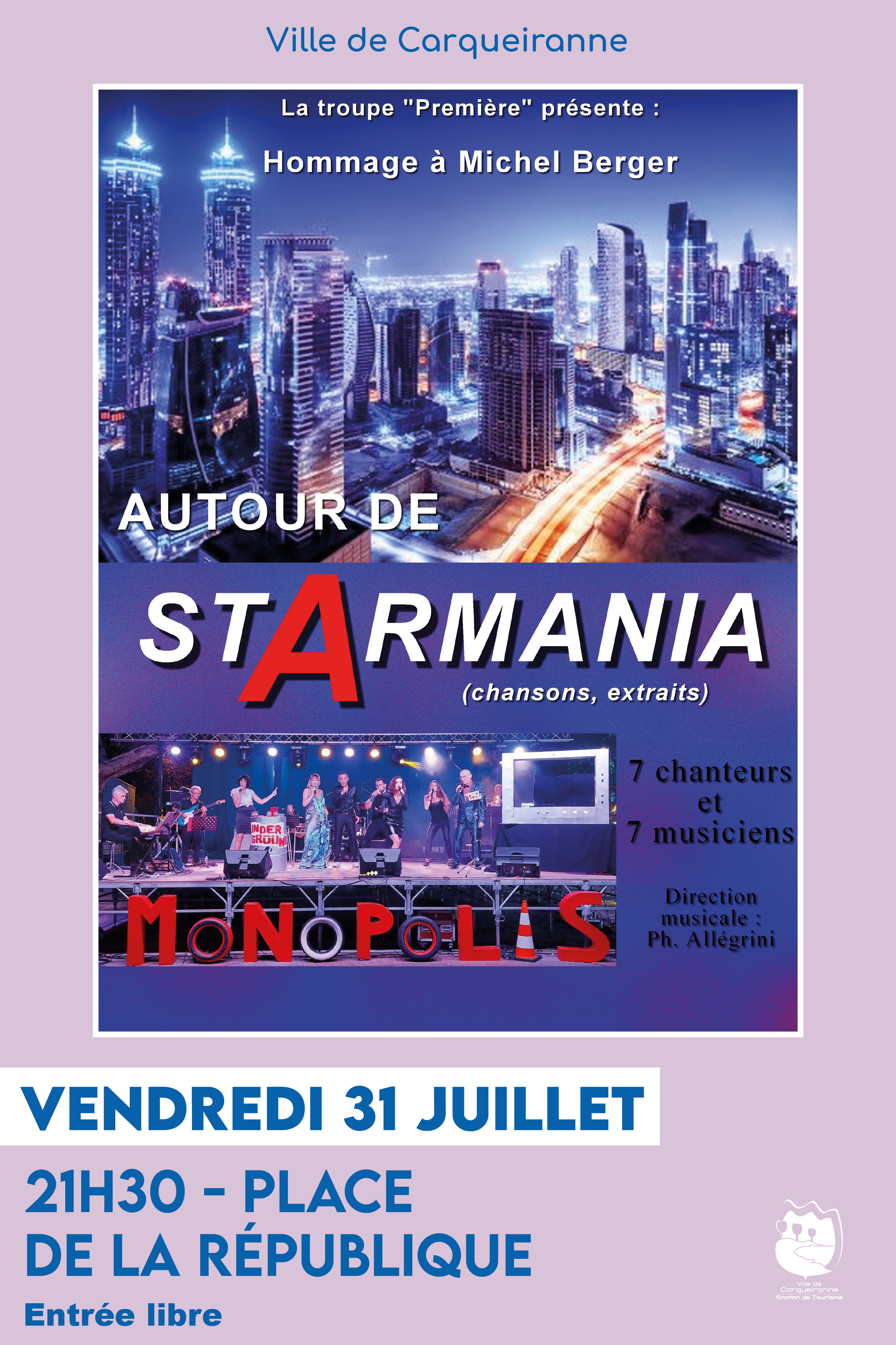 Spectacle Starmania_Carqueiranne - DR - Mairie de Carqueiranne