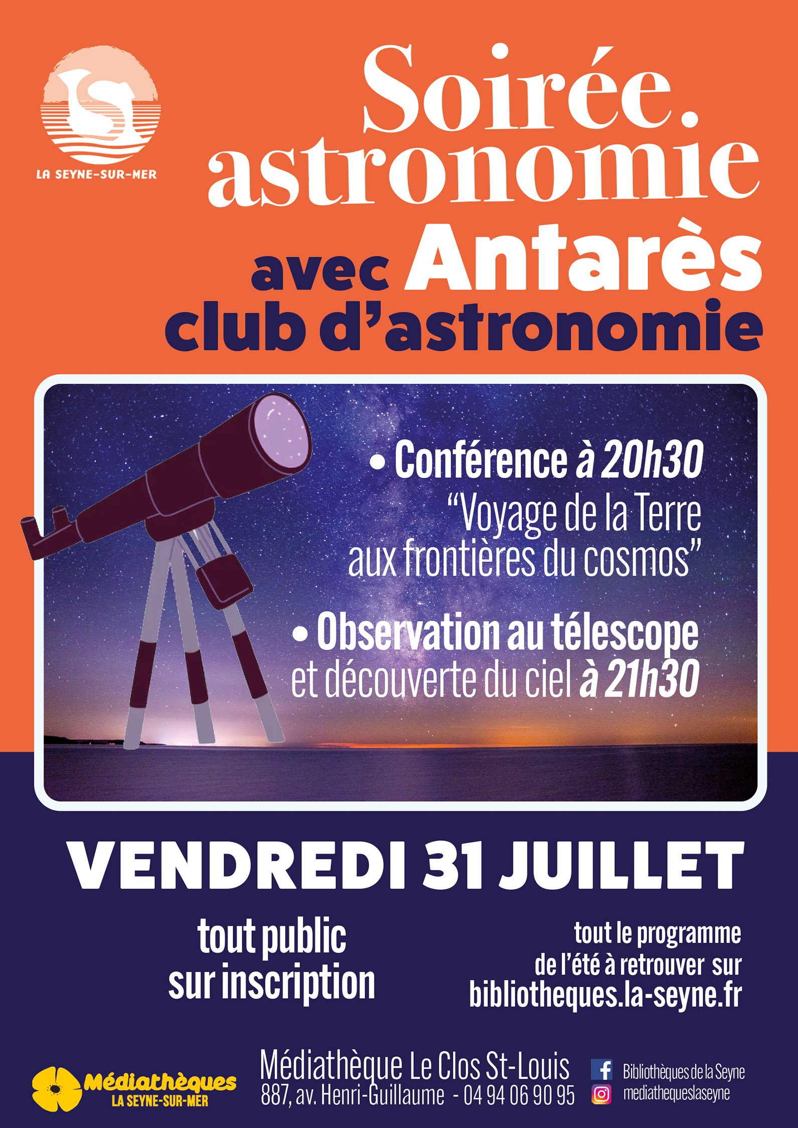 Soirée astronomie_La Seyne-sur-Mer - DR / Mairie de La Seyne sur Mer