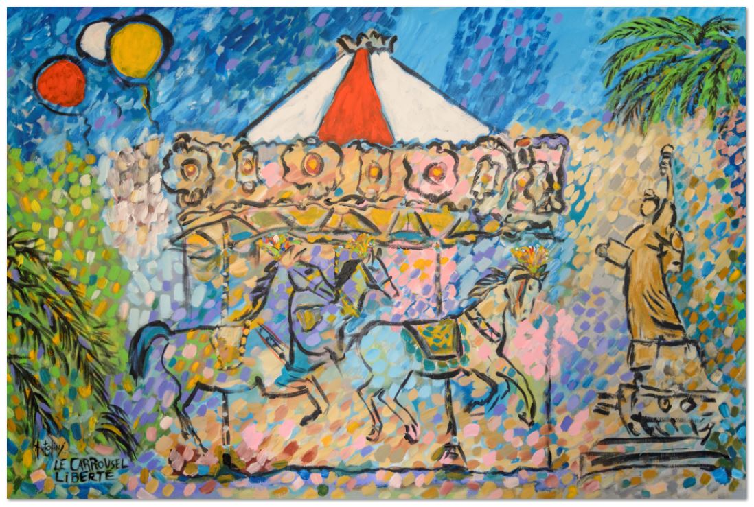 Grande fresque murale céramique - Antoine ANTOLINI