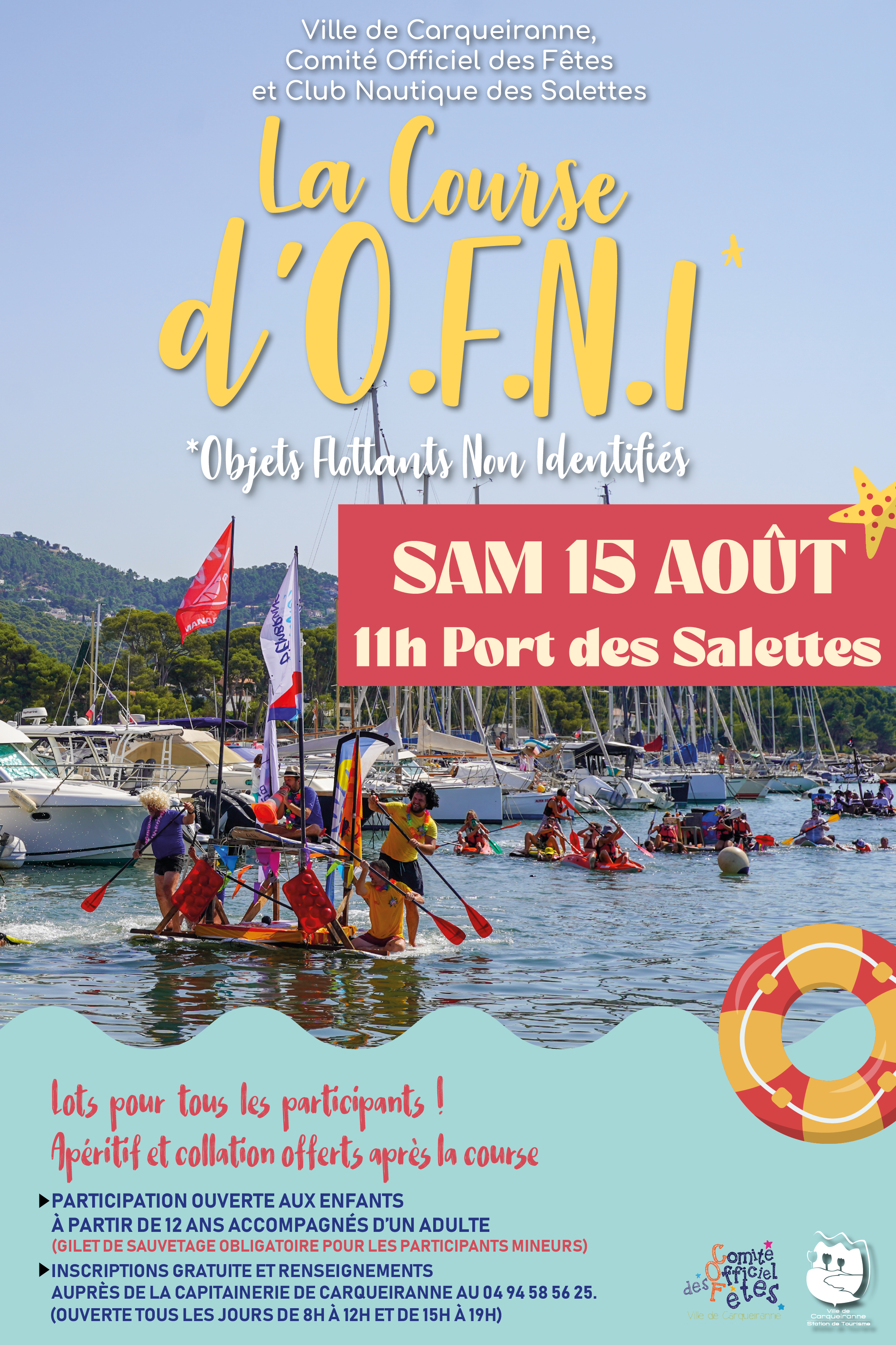 Course d'O.F.N.I. (Objets Flottants Non Identifiés)_Carqueiranne - DR - Mairie de Carqueiranne