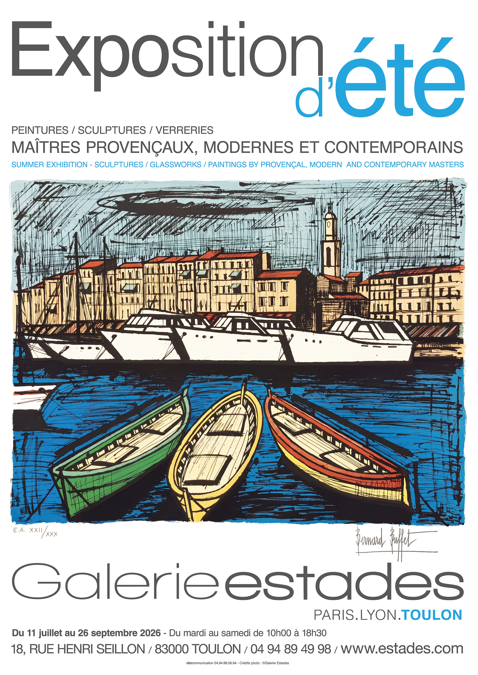affiche-gme-toulon-ete-42x594-1 - DR / Galerie Estades