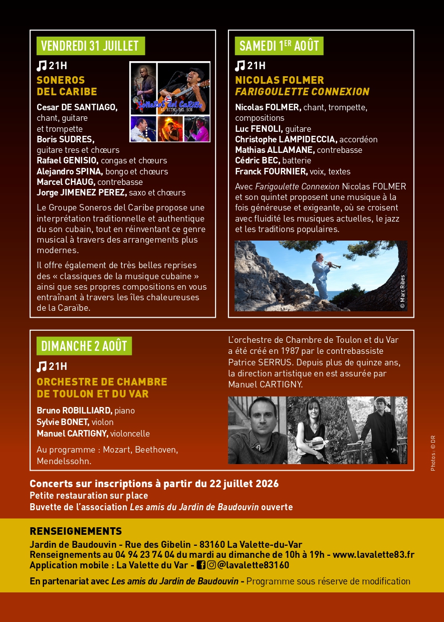 FLYER BAUDOUVIN Les concerts de Baudouvin_page-0002 - DR / Jardin de Baudouvin