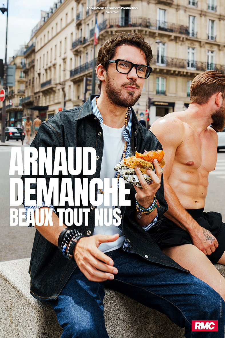 ArnaudDemanche_BeauxToutNus_Tournee_Affiche_Logo_WEB - DR / Théâtre Le Colbert
