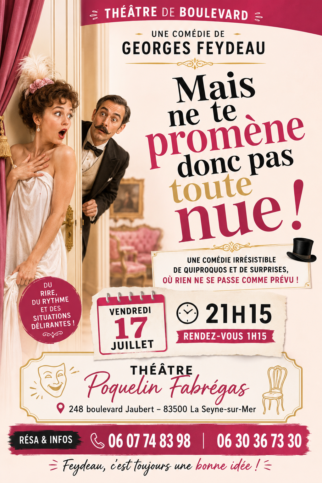 Mais n'te promène donc pas toute nue_La Seyne-sur-Mer - DR / Théâtre Poquelin