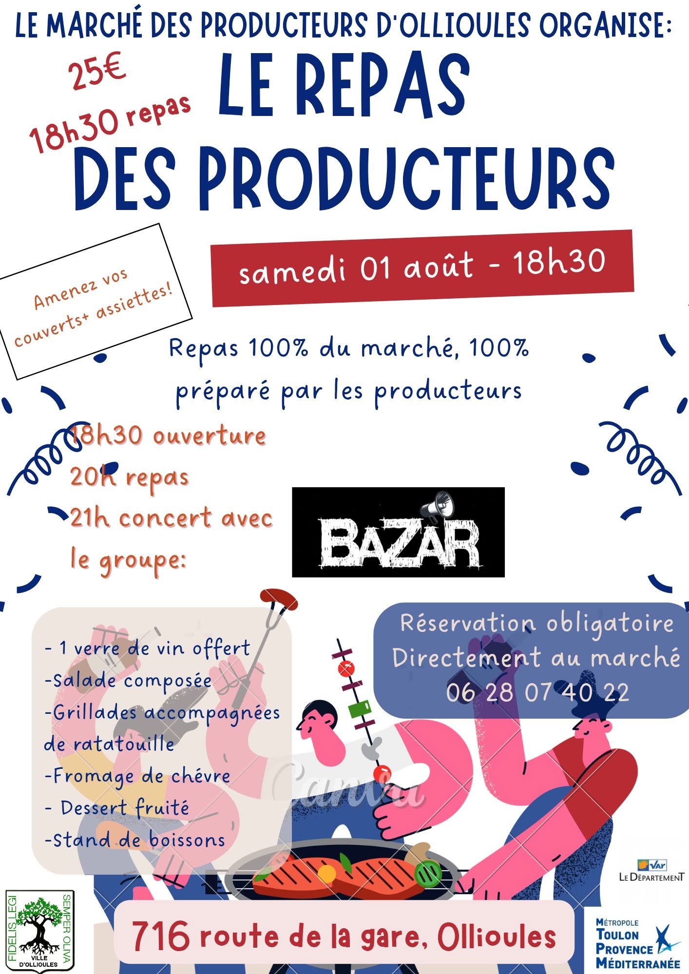 Repas des producteurs - Marché des producteurs