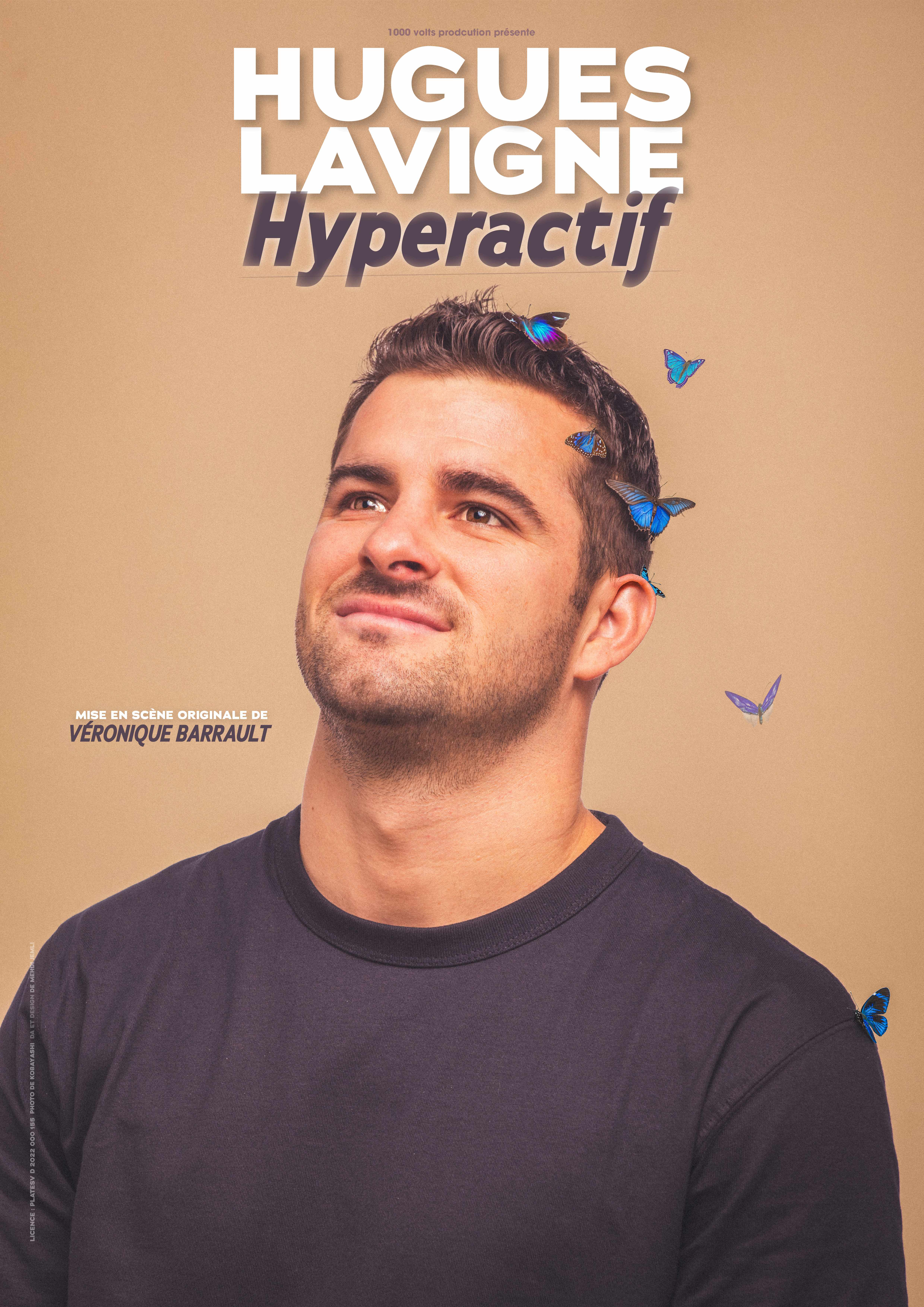 Affiche spectacle Hugues Lavigne-réduit - DR / Théâtre Le Colbert