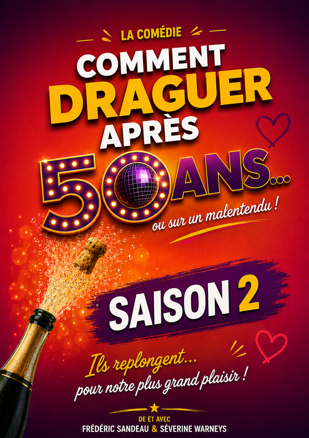 COMMENT DRAGUER APRÈS 50 ANS Saison 2 - DR / Théâtre Le Colbert