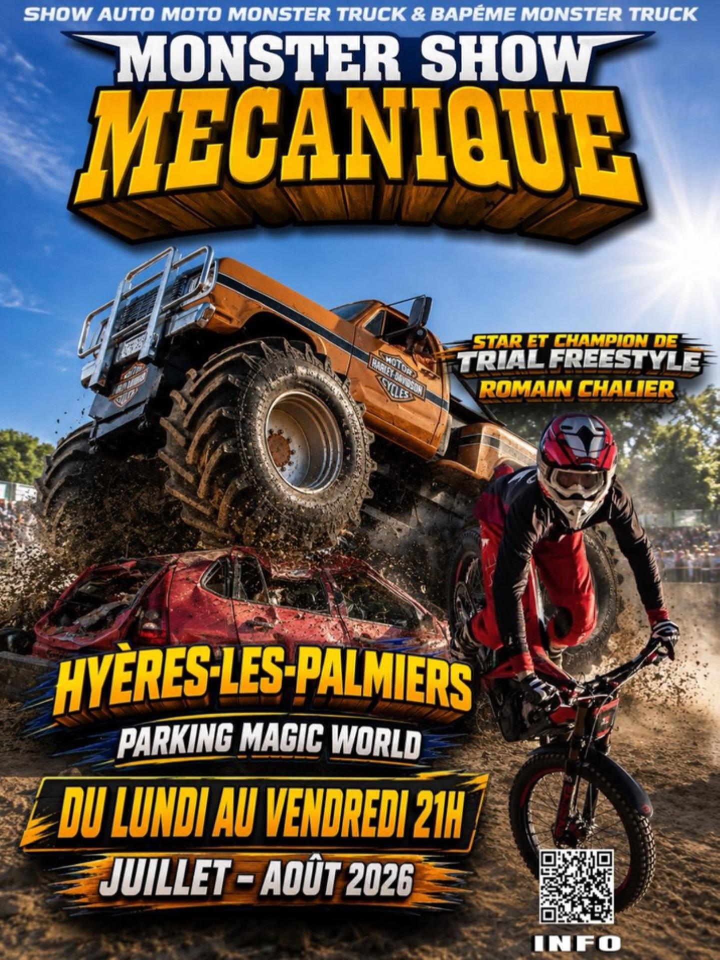 Affiche - Monster Show mécanique