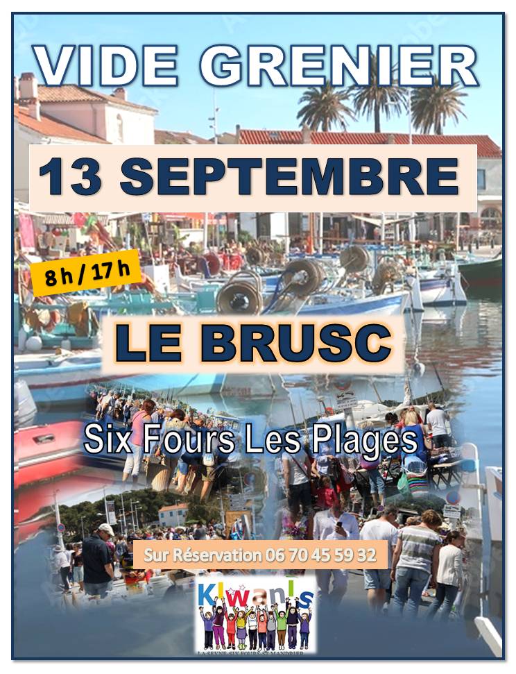 Vide greniers du Kiwanis_Six-Fours-les-Plages - Kiwanis