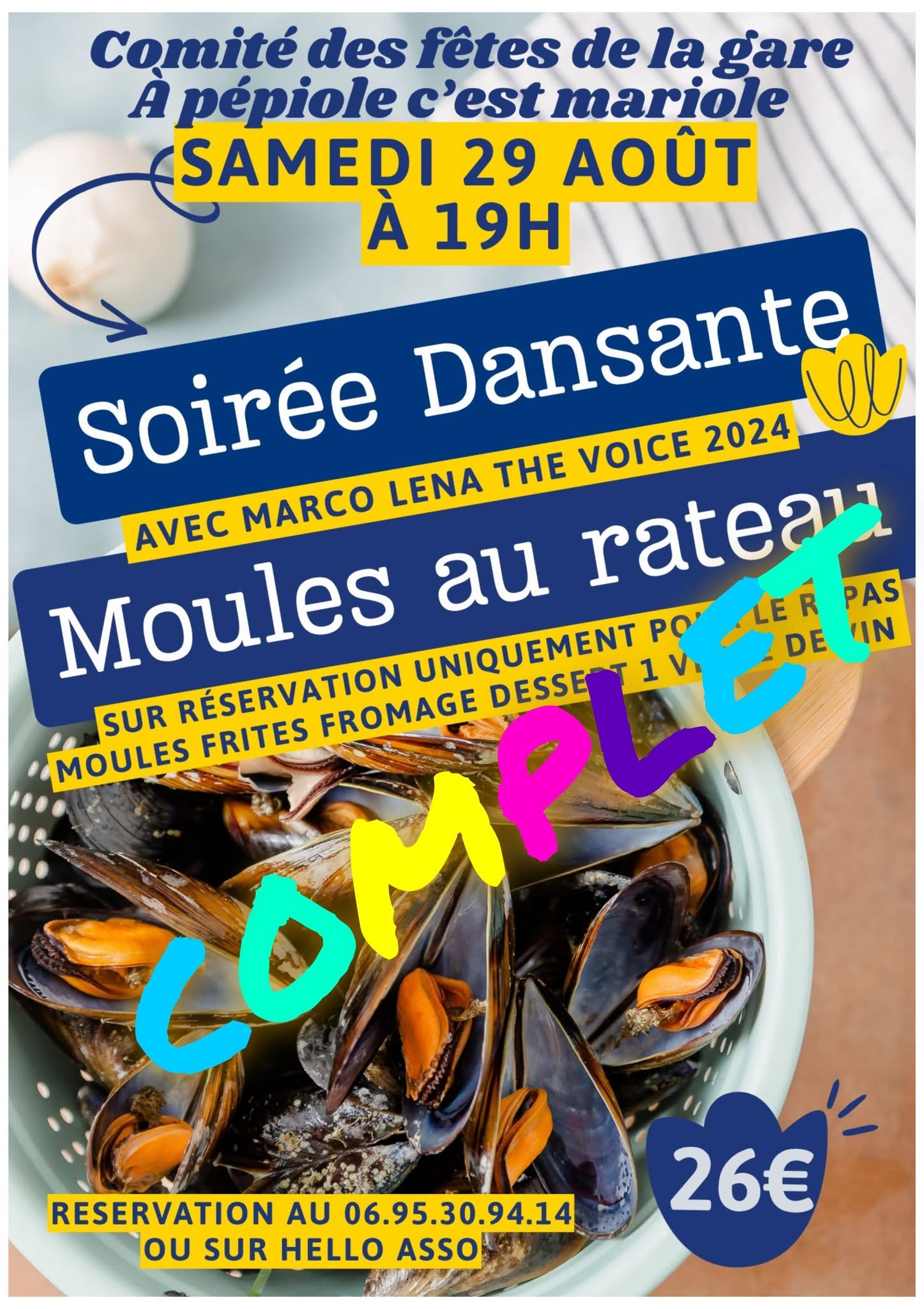 Moules au râteau - Comité des Fêtes de la Gare_Ollioules - Moules au râteau - Comité des Fêtes de la Gare_Ollioules