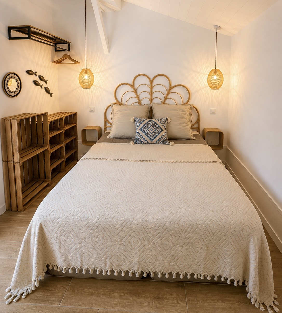 Chambre Rotin - AMandine ROCHAS