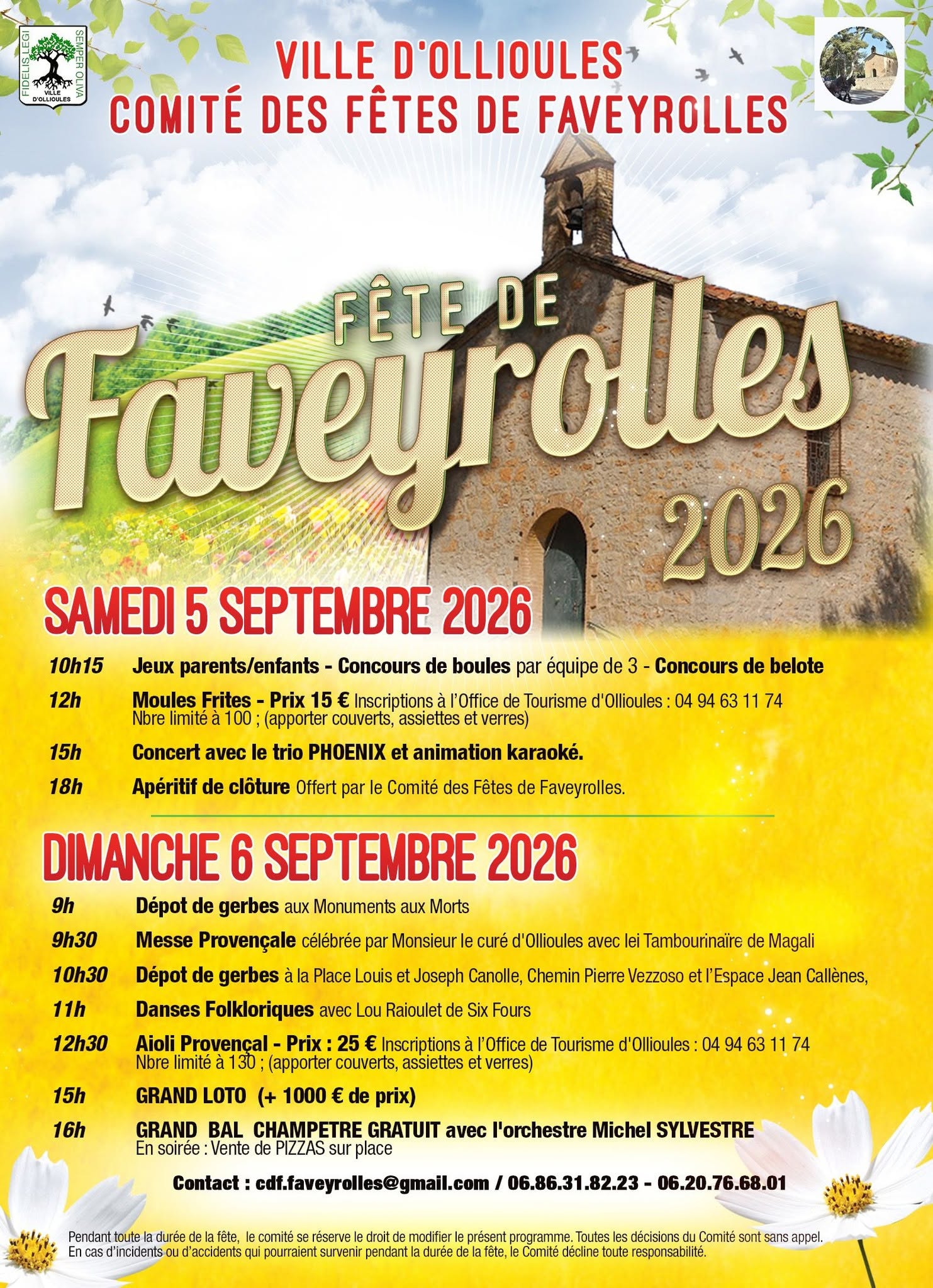 Fête de Faveyrolles Ollioules - cdf Faveyrolles