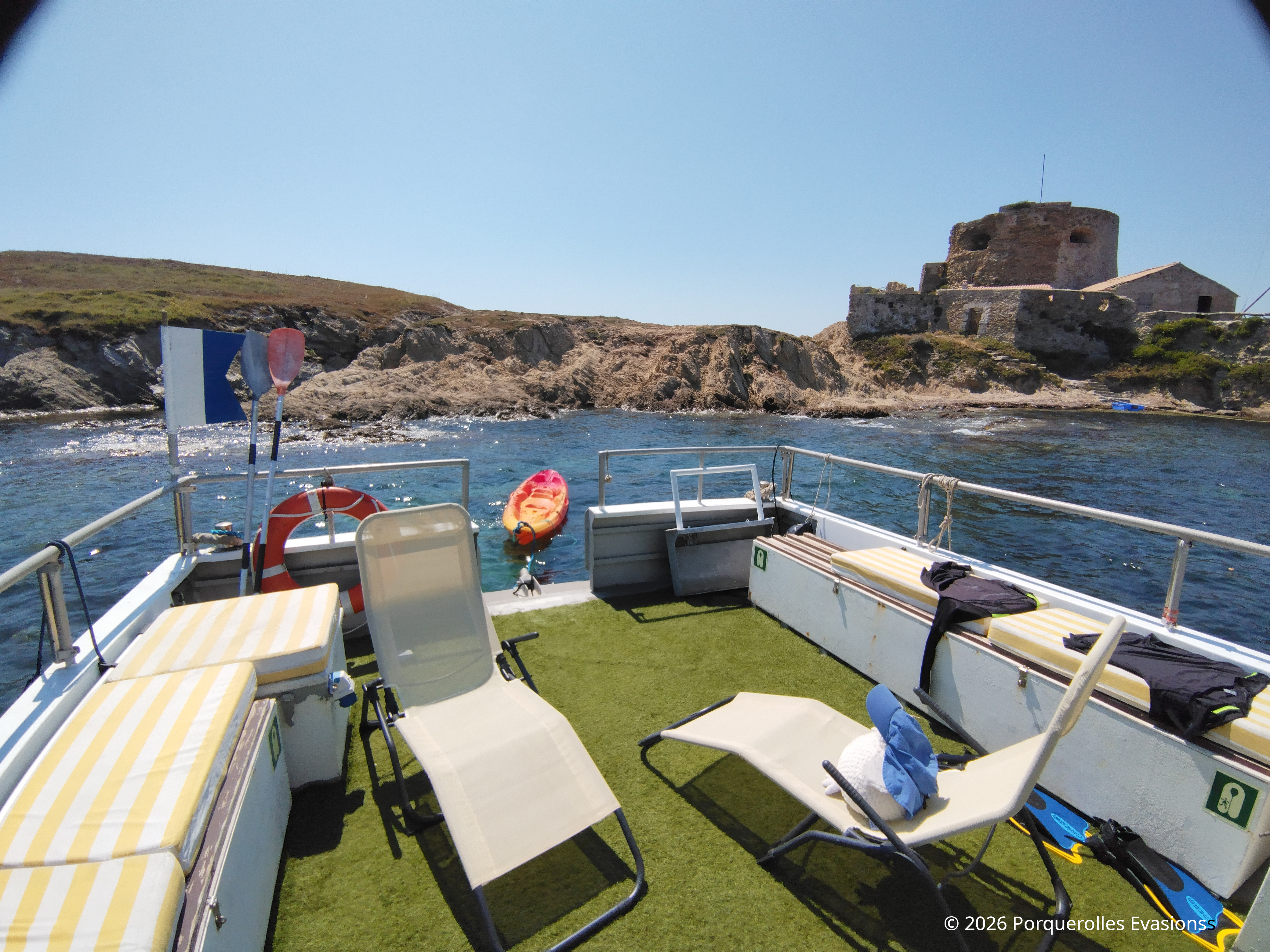 baignade au Langoustier - porquerolles evasions 2026