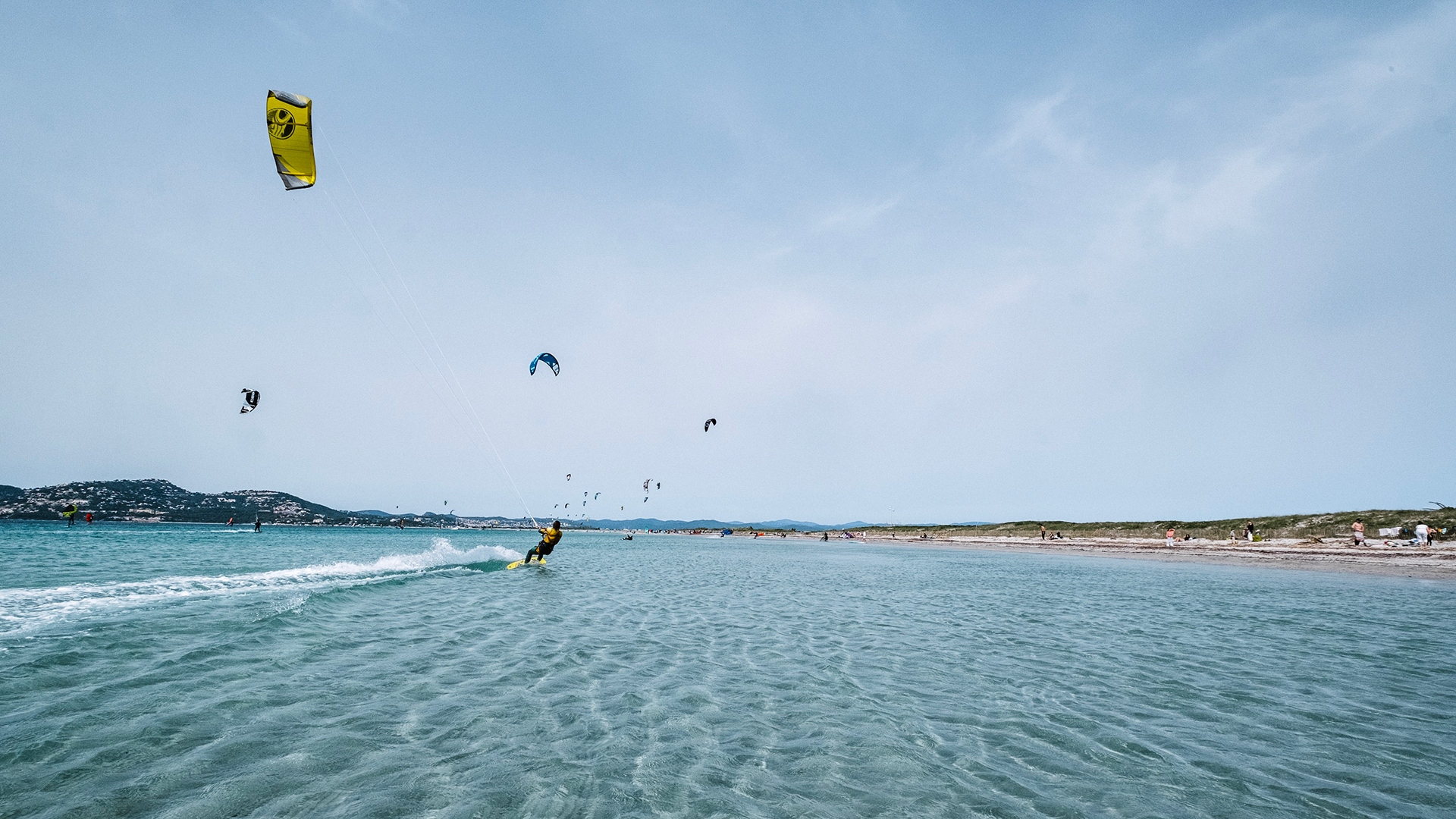 Kite surf à l'Almanarre - Laurent Parienti