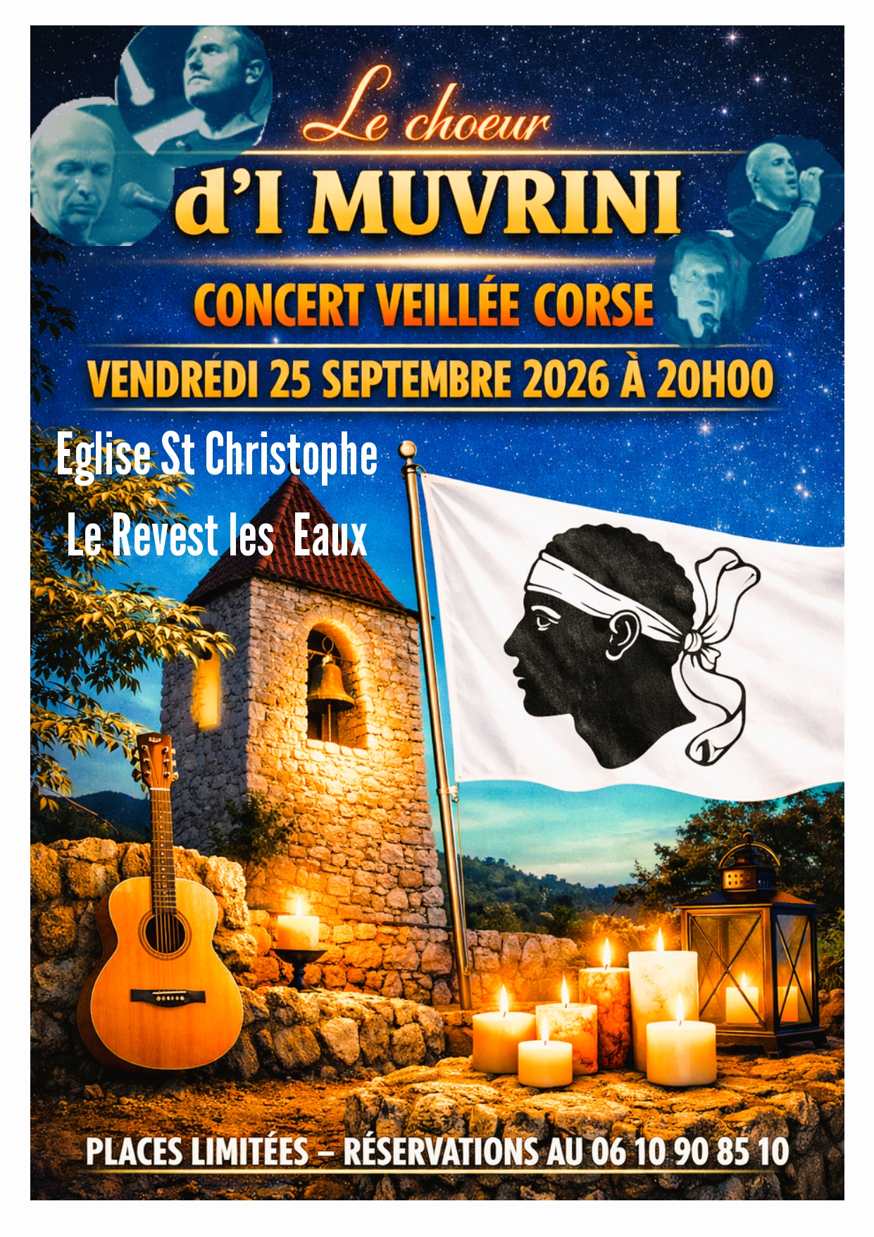 Concert/Veillée corse avec le Chœur d'I Muvrini_Le Revest-les-Eaux - DR / Ville de la Valette