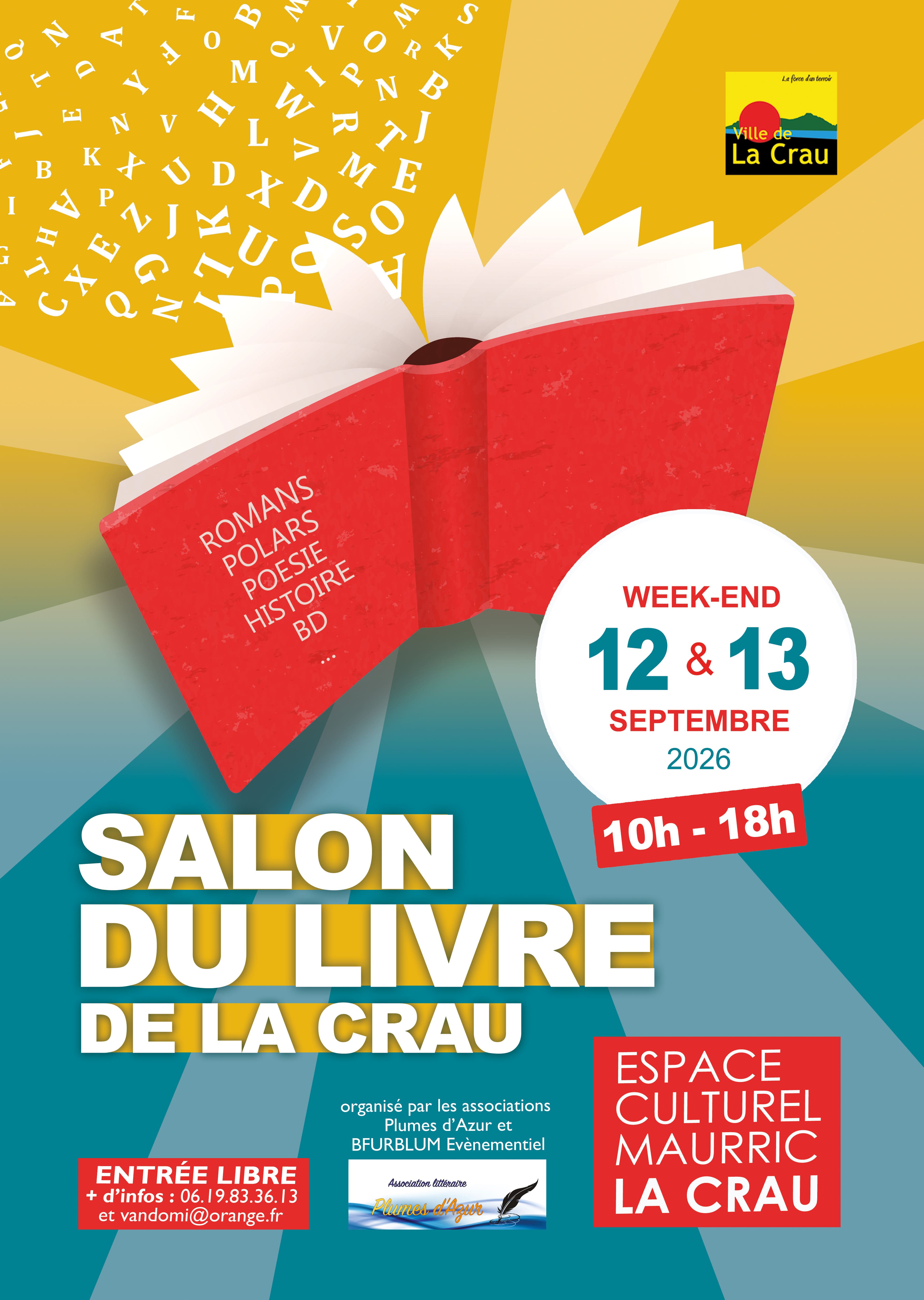 6ème Salon du livre de La Crau_La Crau - ville de la crau