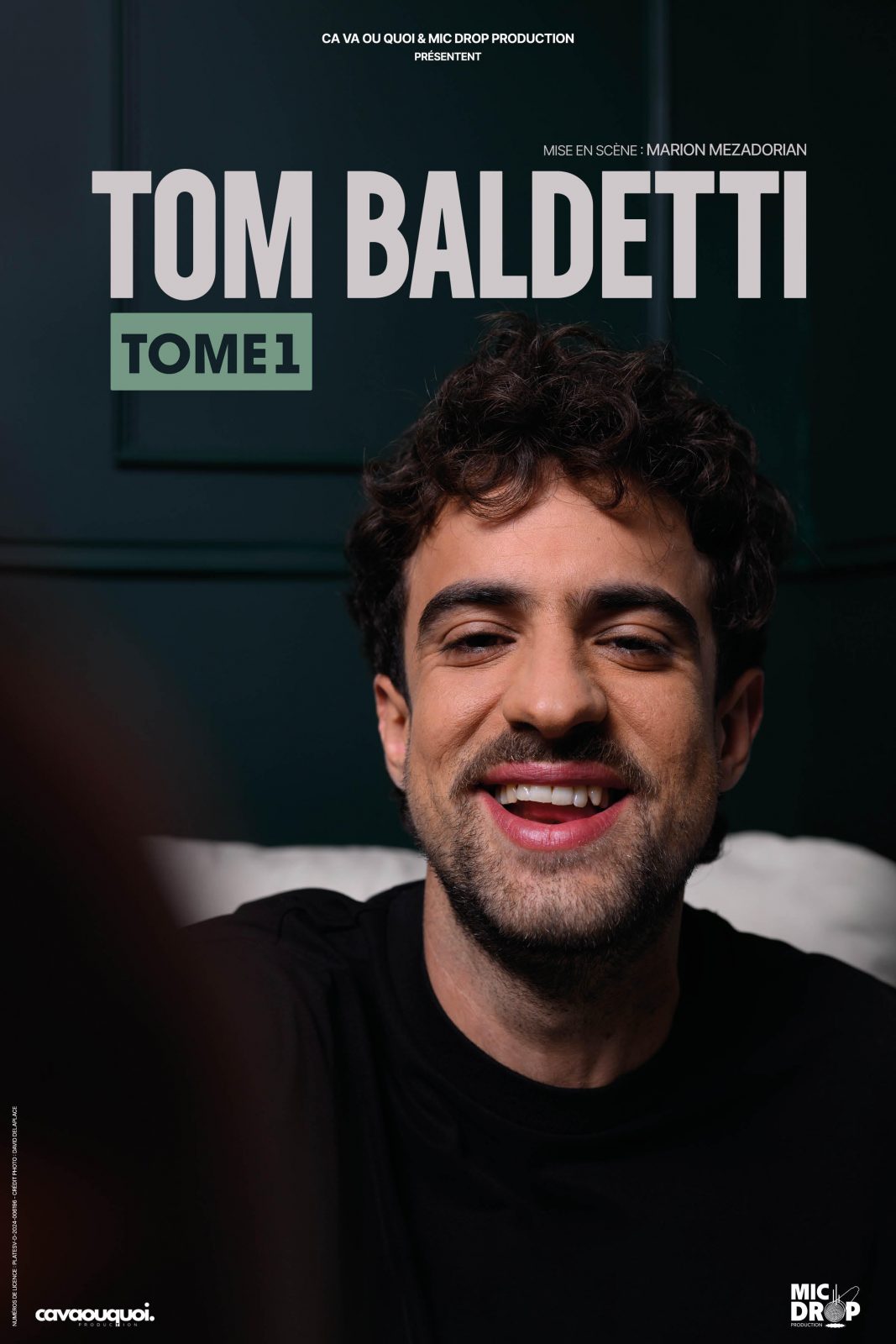 Spectacle : Tom Baldetti "Tome 1"_Six-Fours-les-Plages - Théâtre Daudet