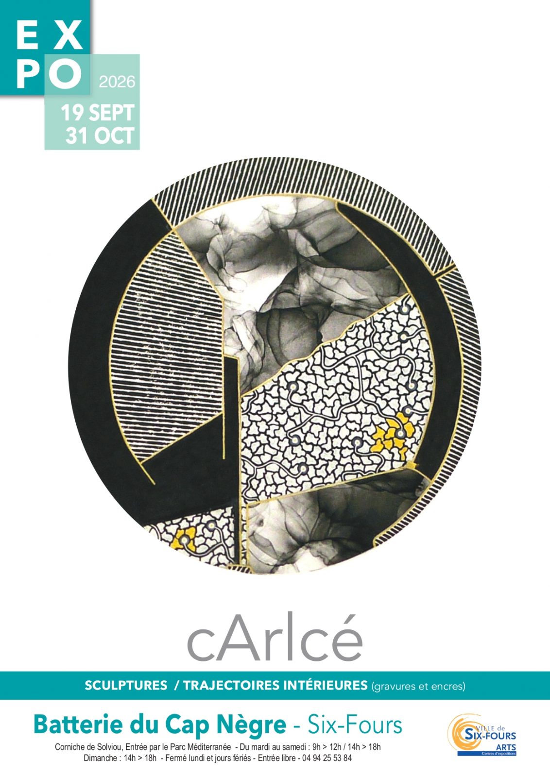 Exposition "Sculptures - Trajectoires Intérieures" de cArlcé_Six-Fours-les-Plages - Carré d'arts
