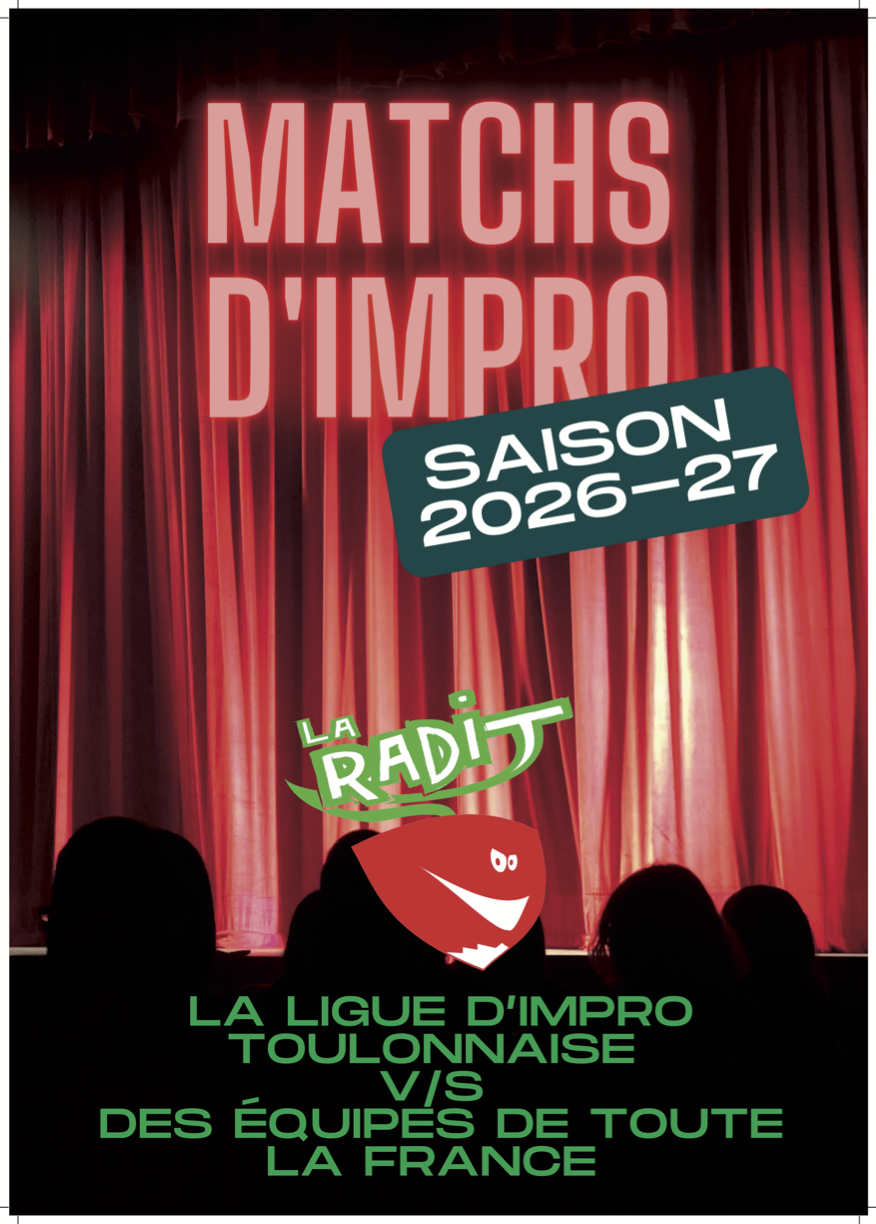Spectacle : Match d'Improvisation de la Radit_Six-Fours-les-Plages - Fantaisie Prod
