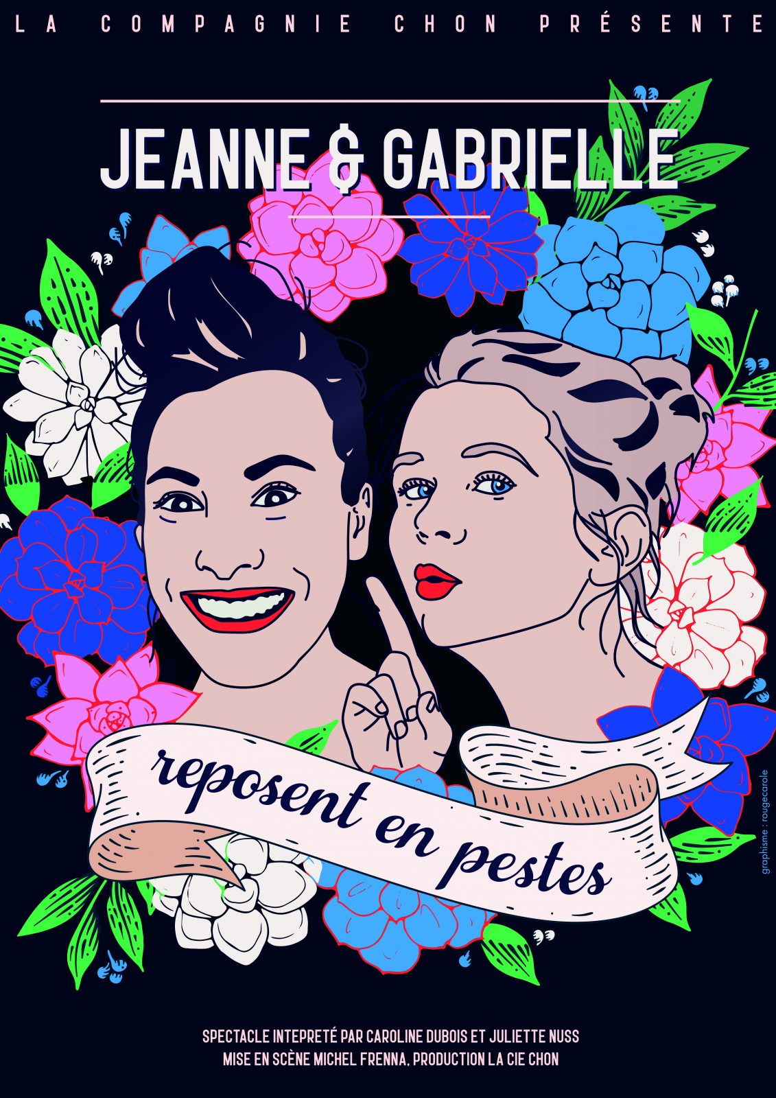 Spectacle : Jeanne et Gabrielle reposent en pestes_Six-Fours-les-Plages - Fantaisie Prod