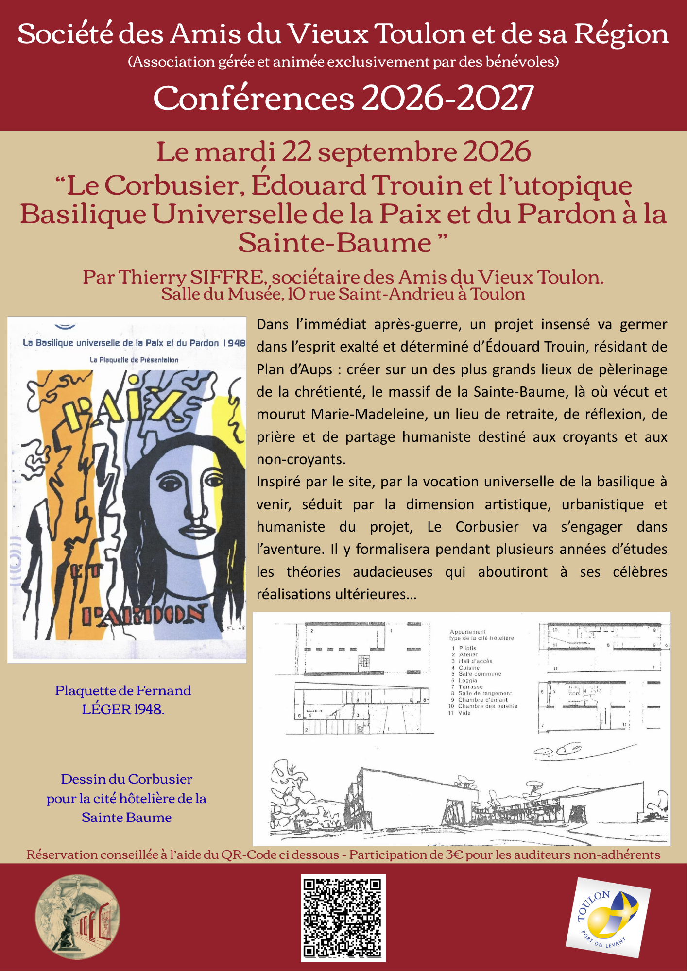 202609 - Conférence 2609 - DR / Société des Amis du Vieux Toulon