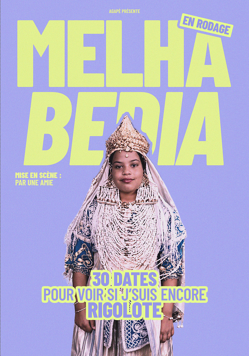 Melha Bedia Affiche Web - DR / Théâtre Le Colbert