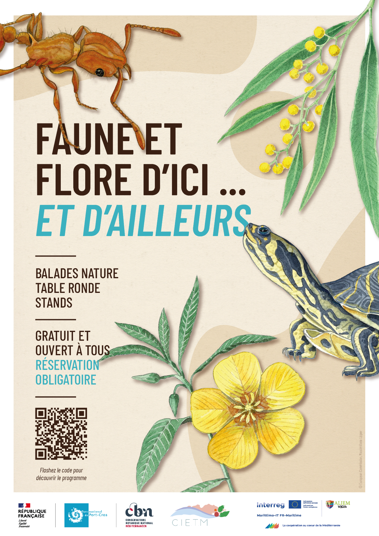 Table ronde : Faune et flore d'ici ... et d'ailleurs_Hyères - CBNMed