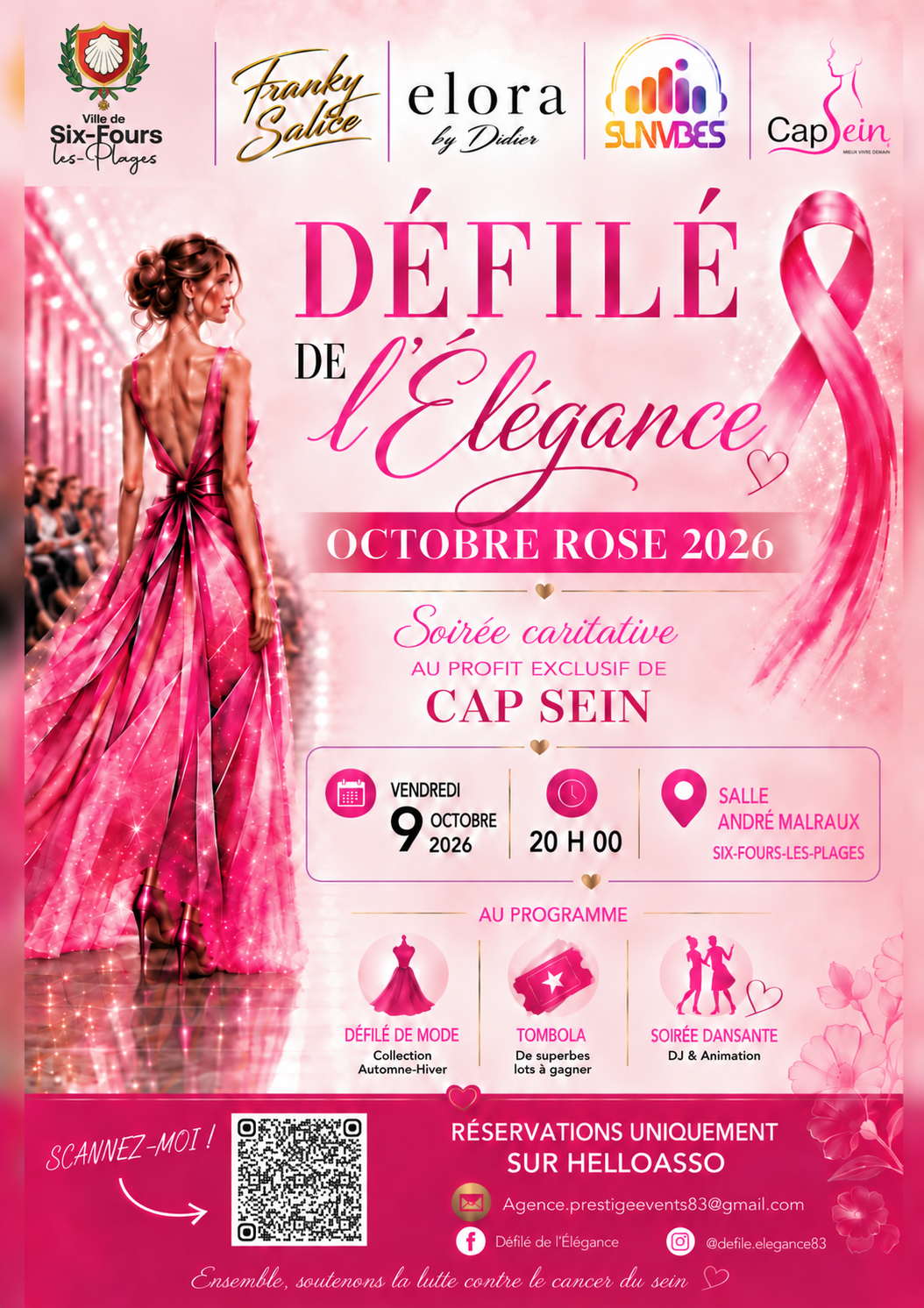 Octobre rose 2026  : Défilé de l'élégance_Six-Fours-les-Plages - DR  Prestige Events