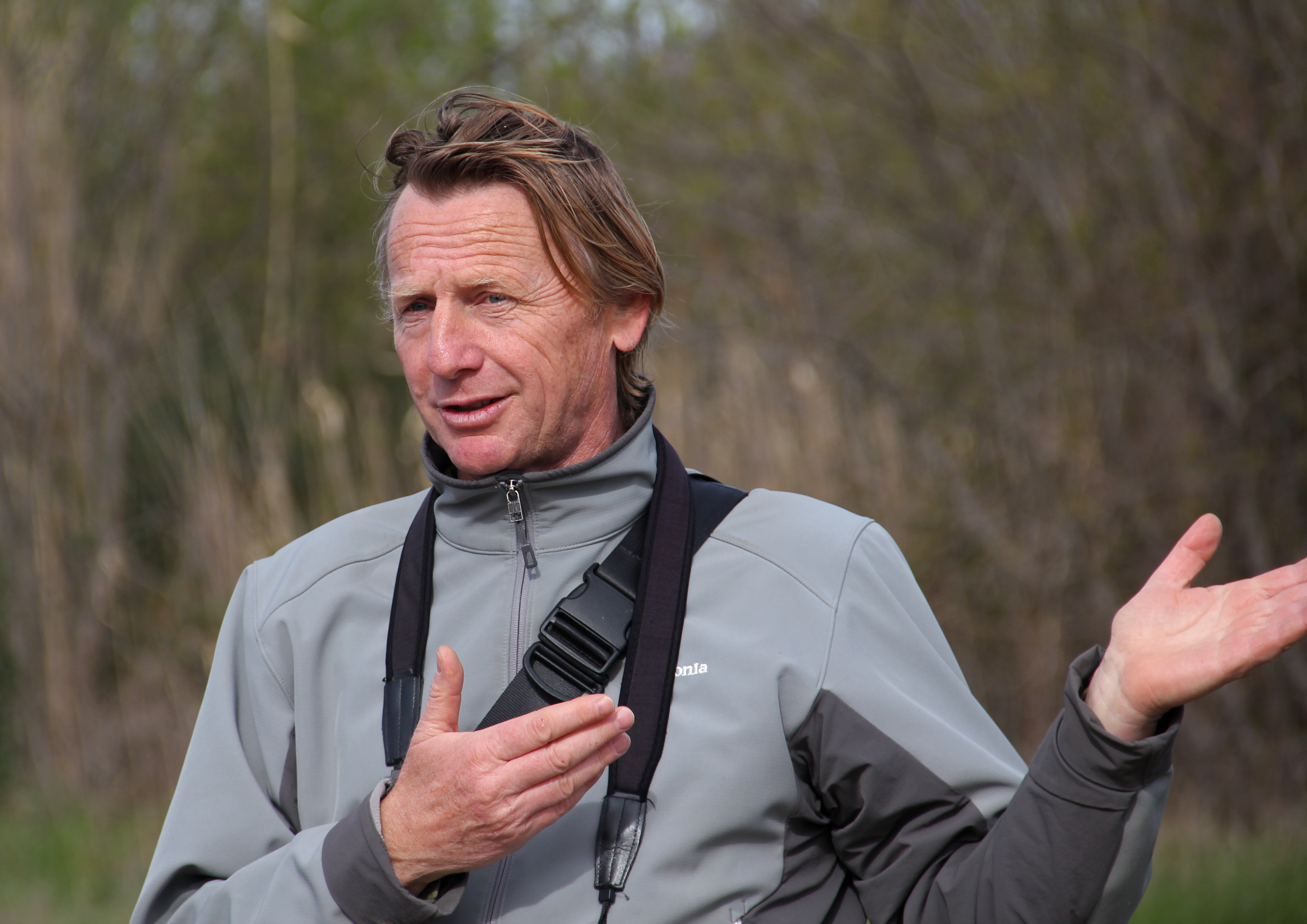 Vincent Blondel durant une visite - Muriel Gasquy